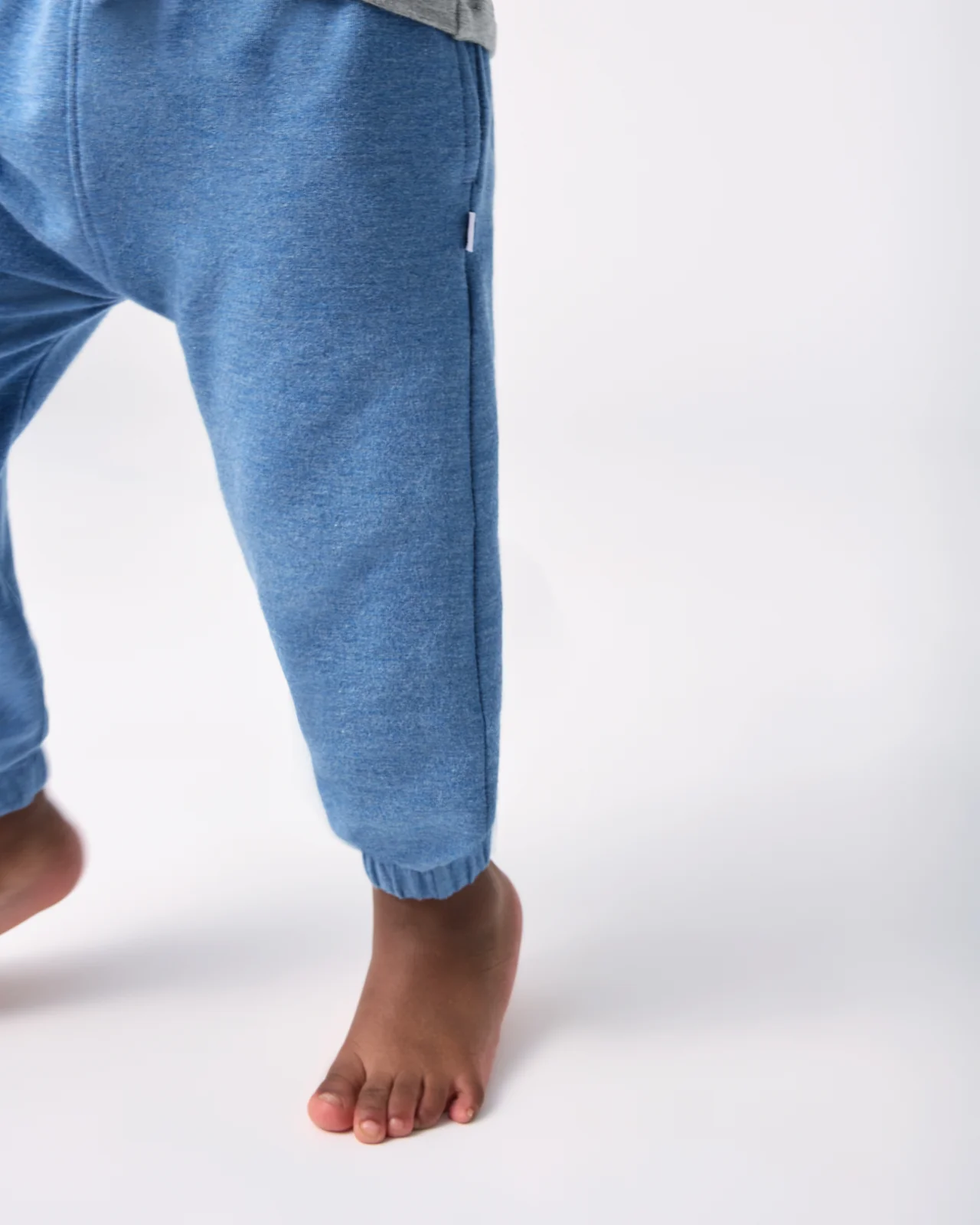 Heather Blue Relaxed Jogger - Image 4