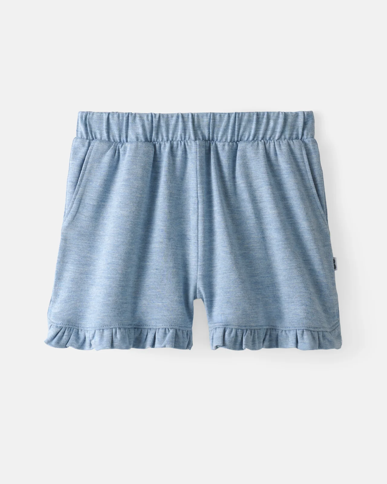 Heather Blue Ruffle Shorts - Image 2
