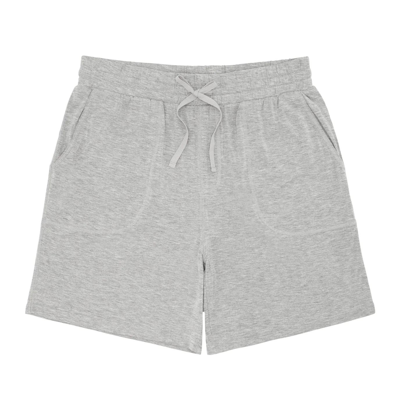 Heather Gray Men's Pajama Shorts - Image 4