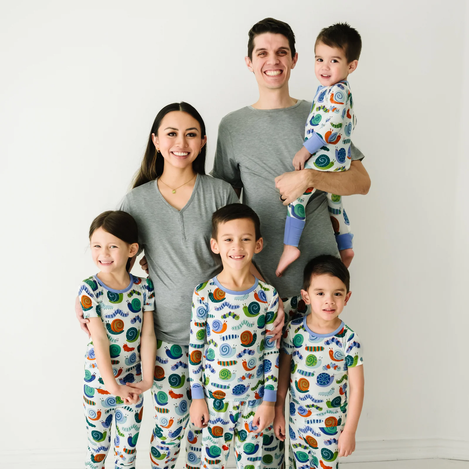 Heather Gray Women's Short Sleeve Pajama Top - Image 5