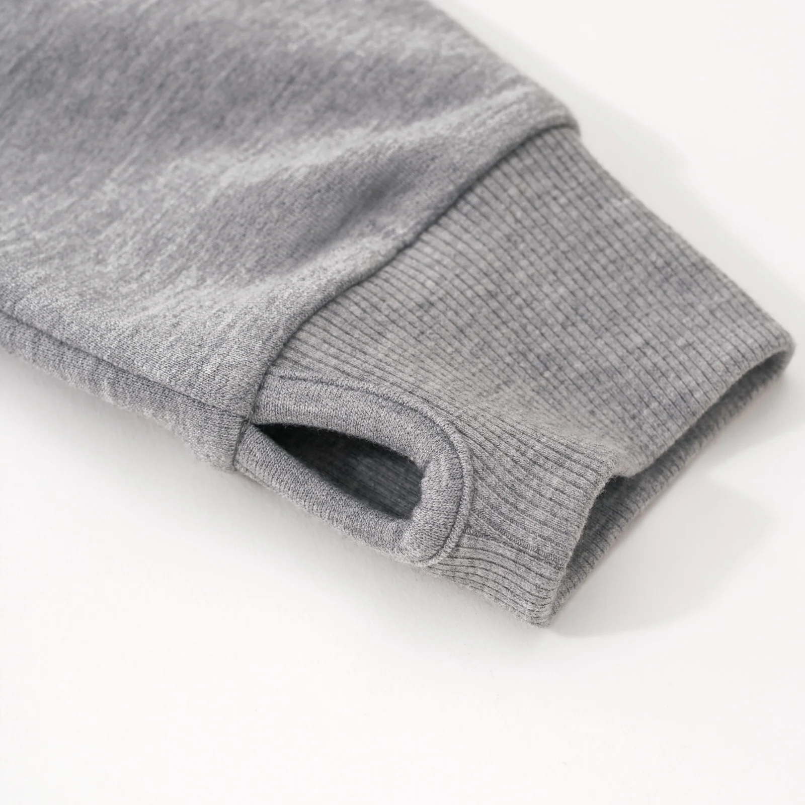 Heather Gray Zip Hoodie - Image 6