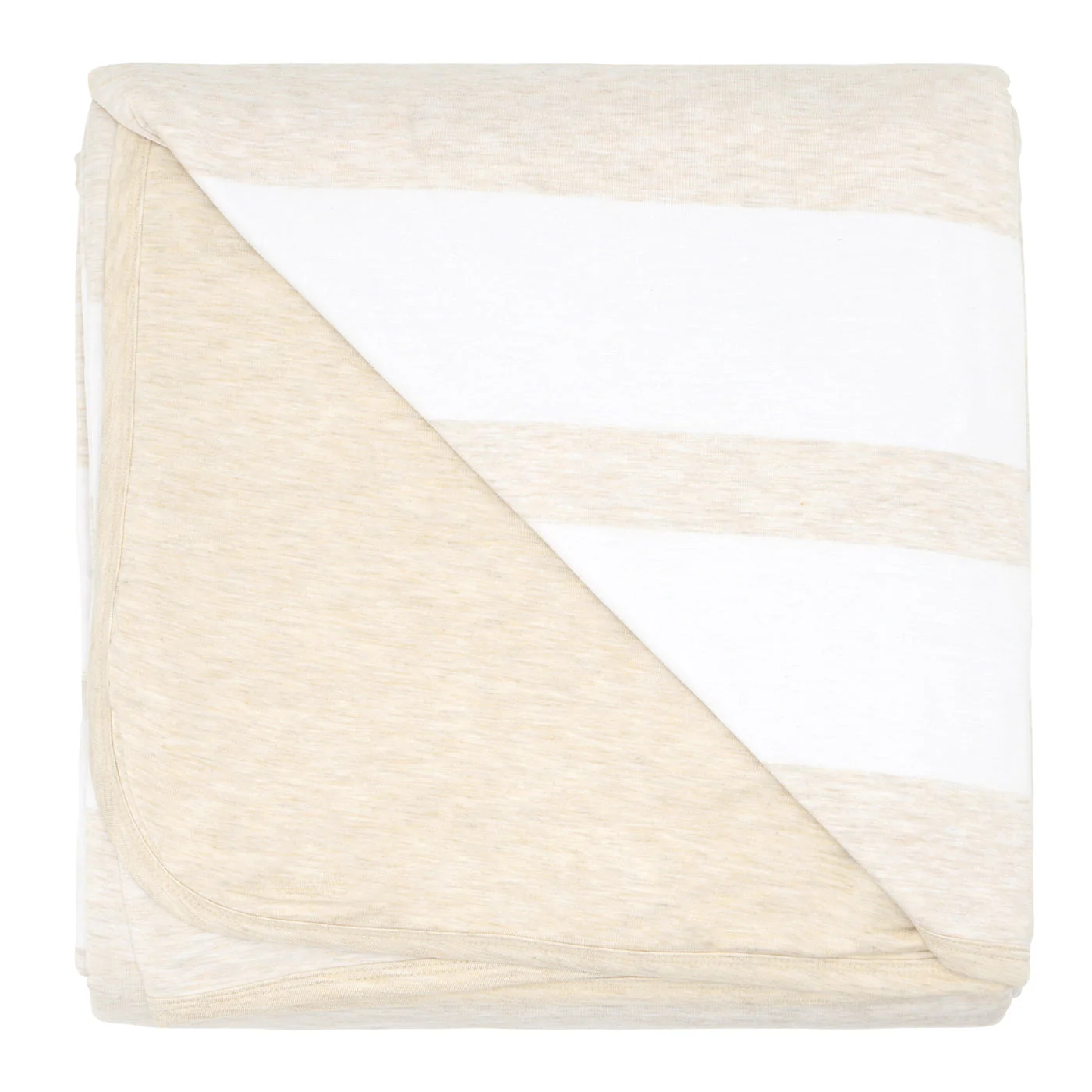 Heather Oatmeal Stripe Oversized Cloud Blanket® - Image 8