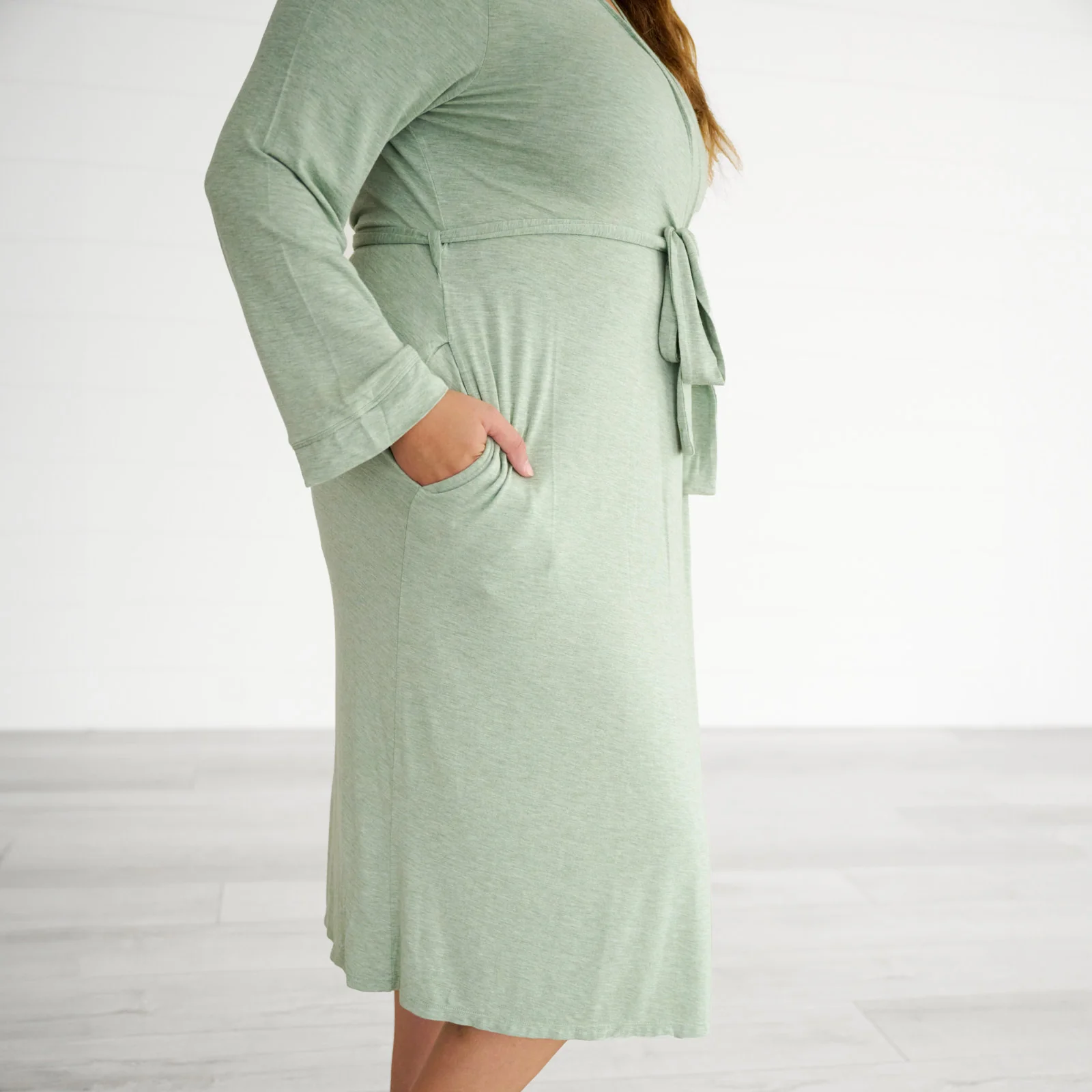 Heather Sage Women's Robe - Image 2