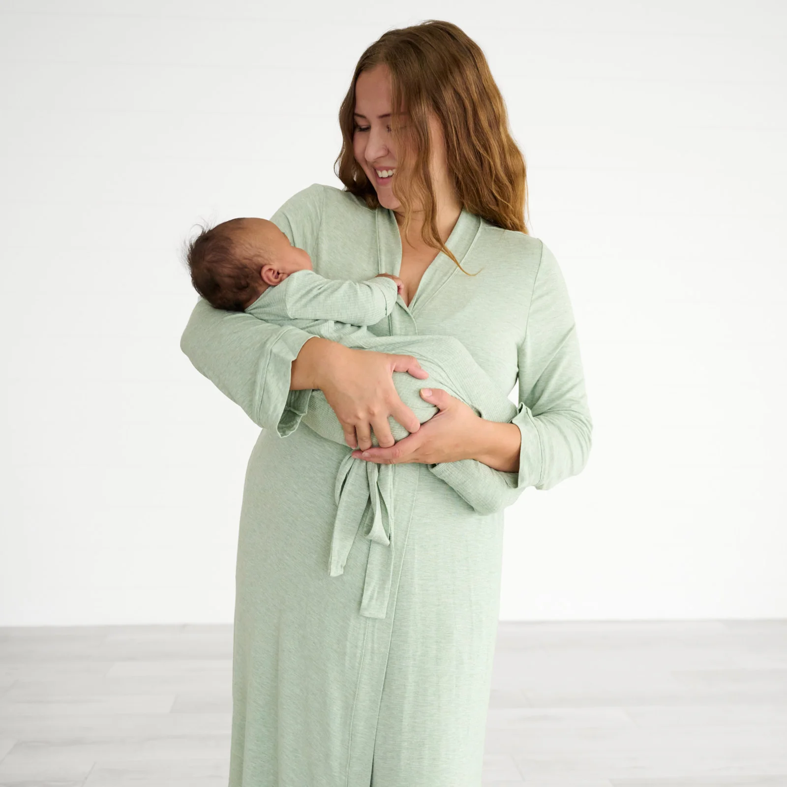 Heather Sage Women's Robe - Image 4