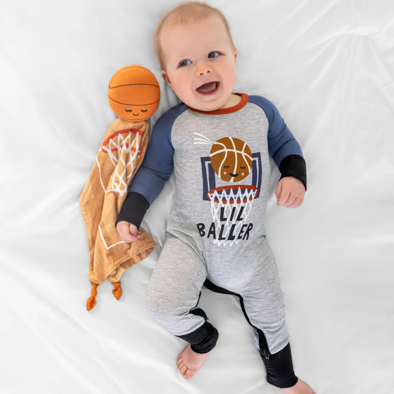 Hoops the Basketball Sleepyhead Lovey - Image 2
