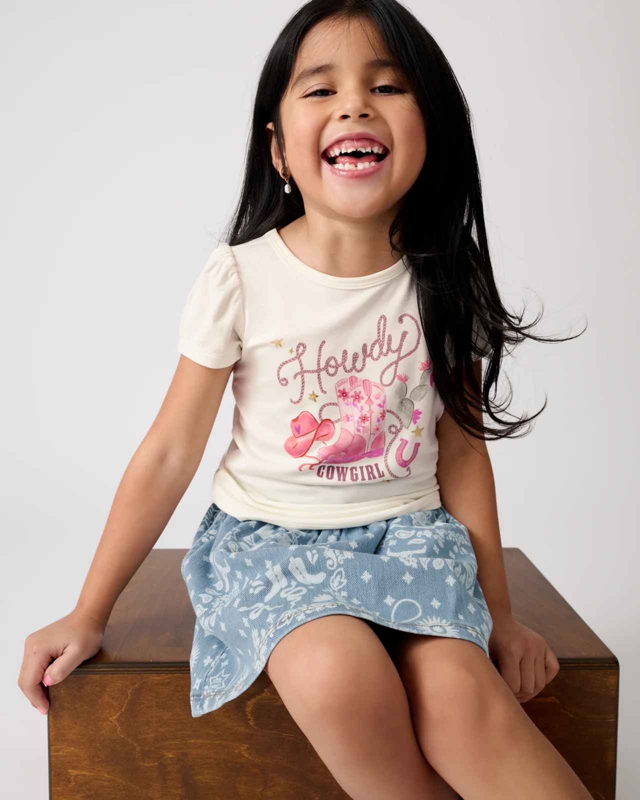 Bandana Blues Denim Skort - Image 4