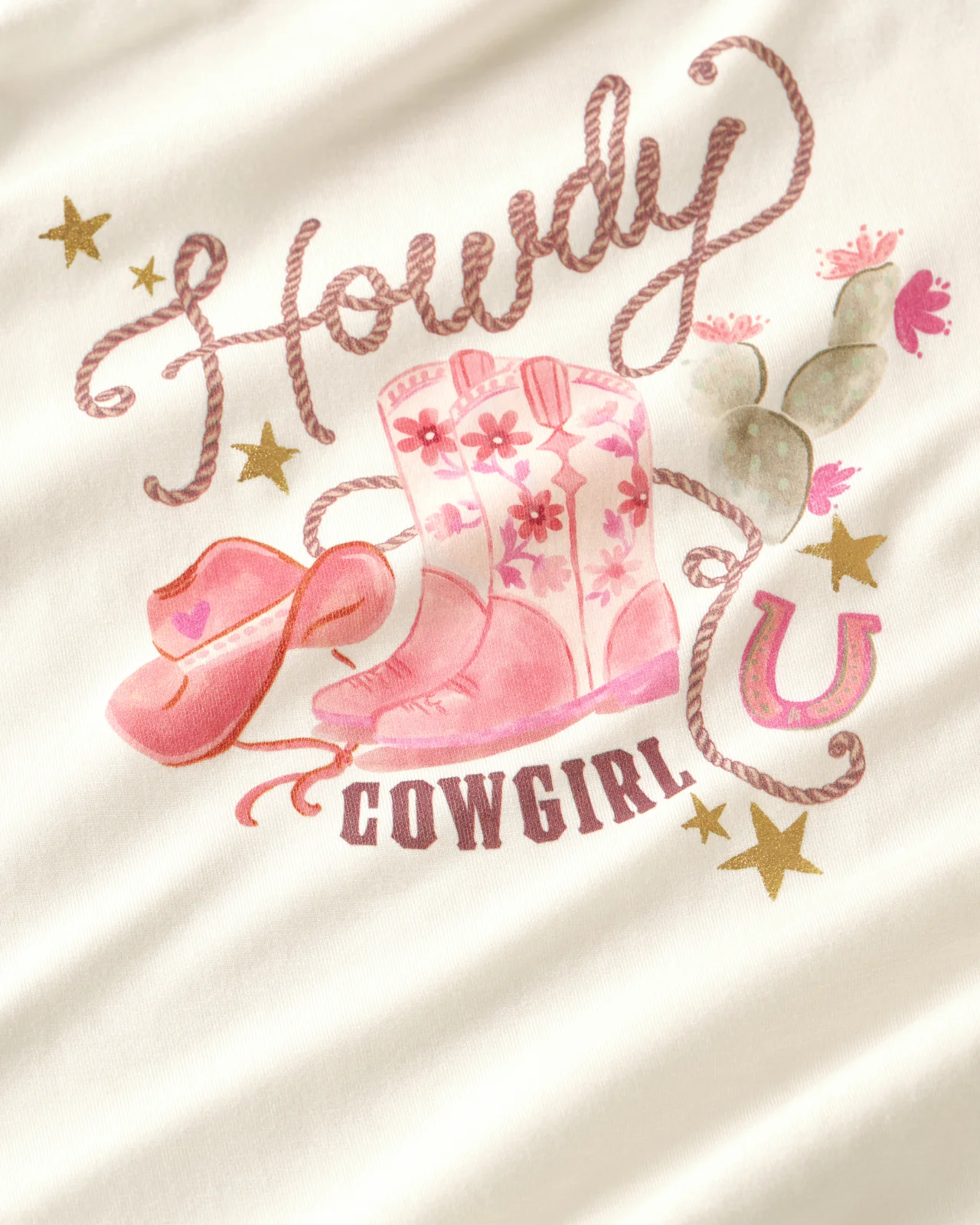 Howdy Cowgirl Puff Sleeve Tee - Image 7
