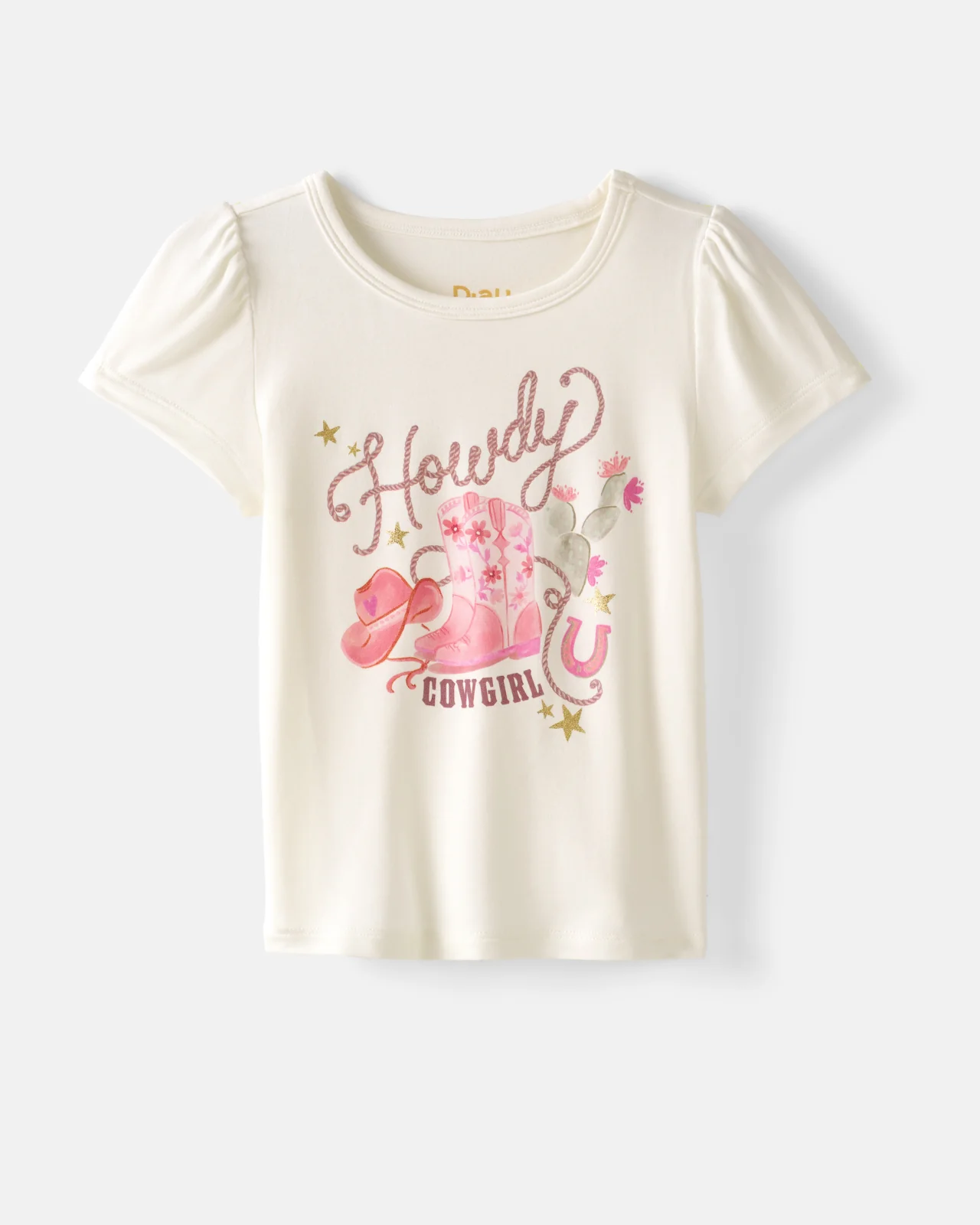 Howdy Cowgirl Puff Sleeve Tee - Image 8
