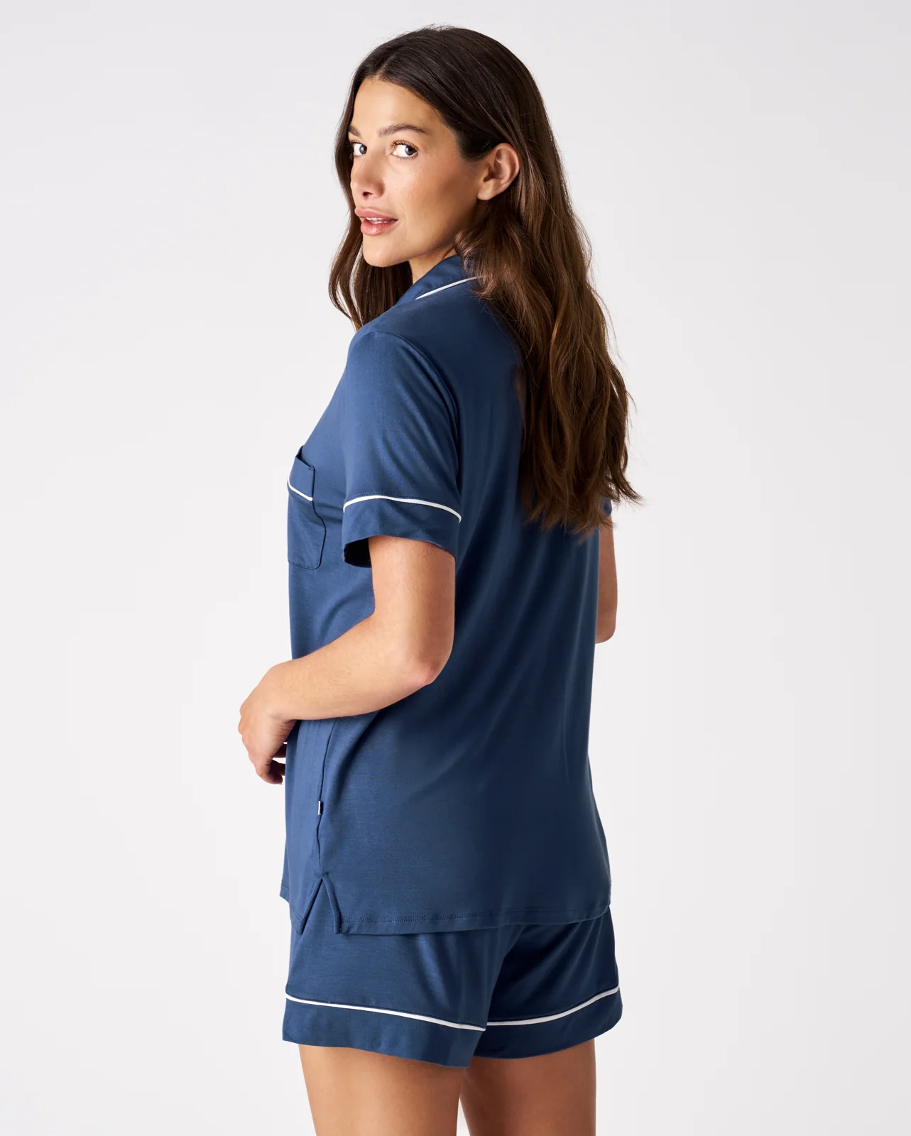 Indigo Women's Short Sleeve & Shorts Pajama Set - Image 3