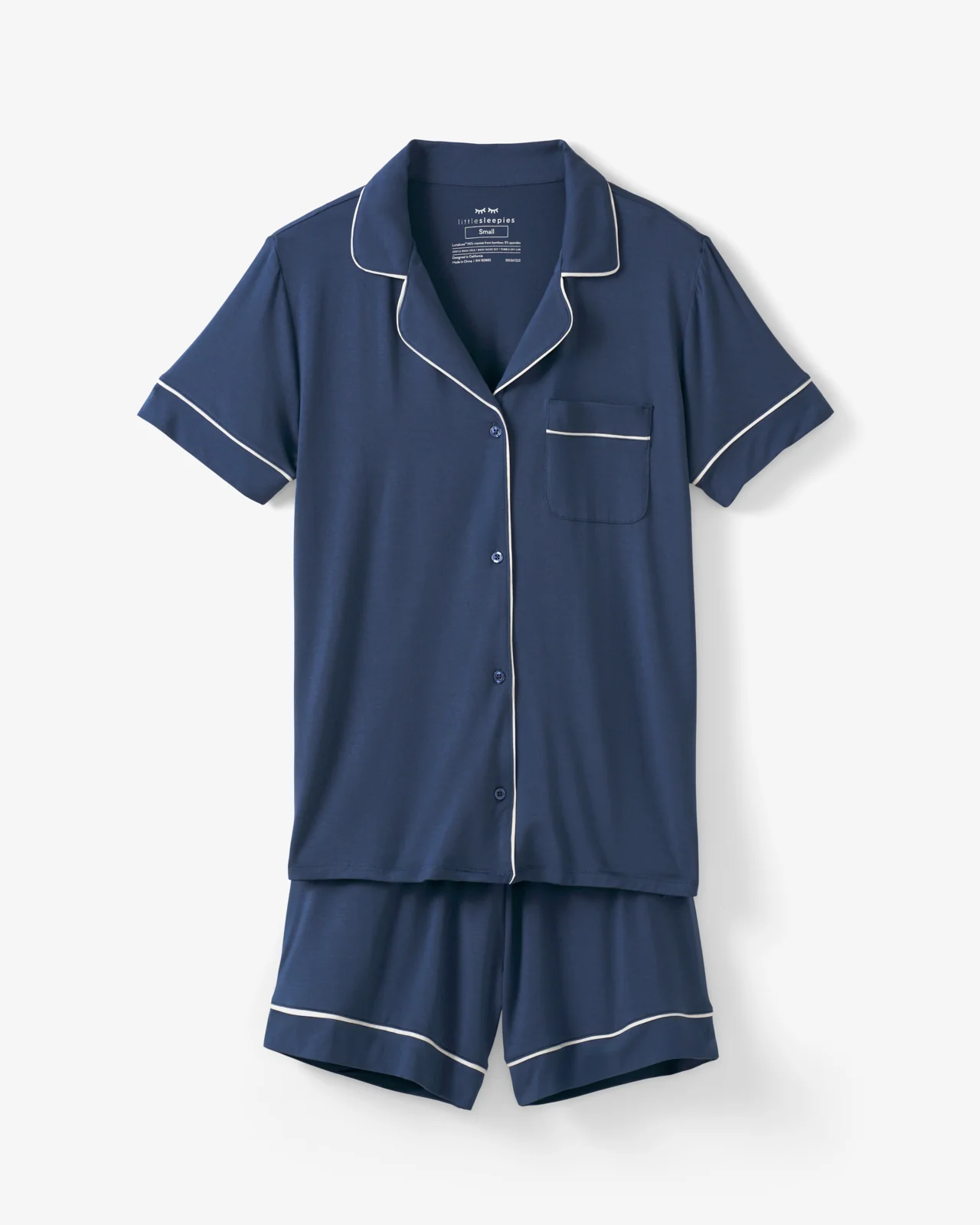 Indigo Women's Short Sleeve & Shorts Pajama Set - Image 8