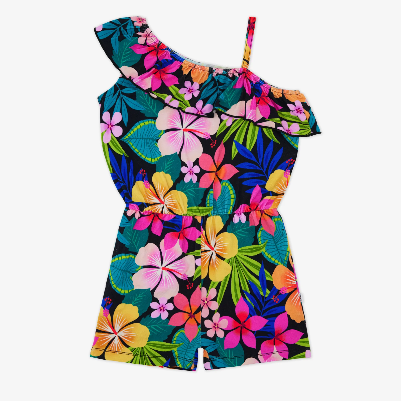 Jungle Blooms Asymmetrical Romper - Image 4