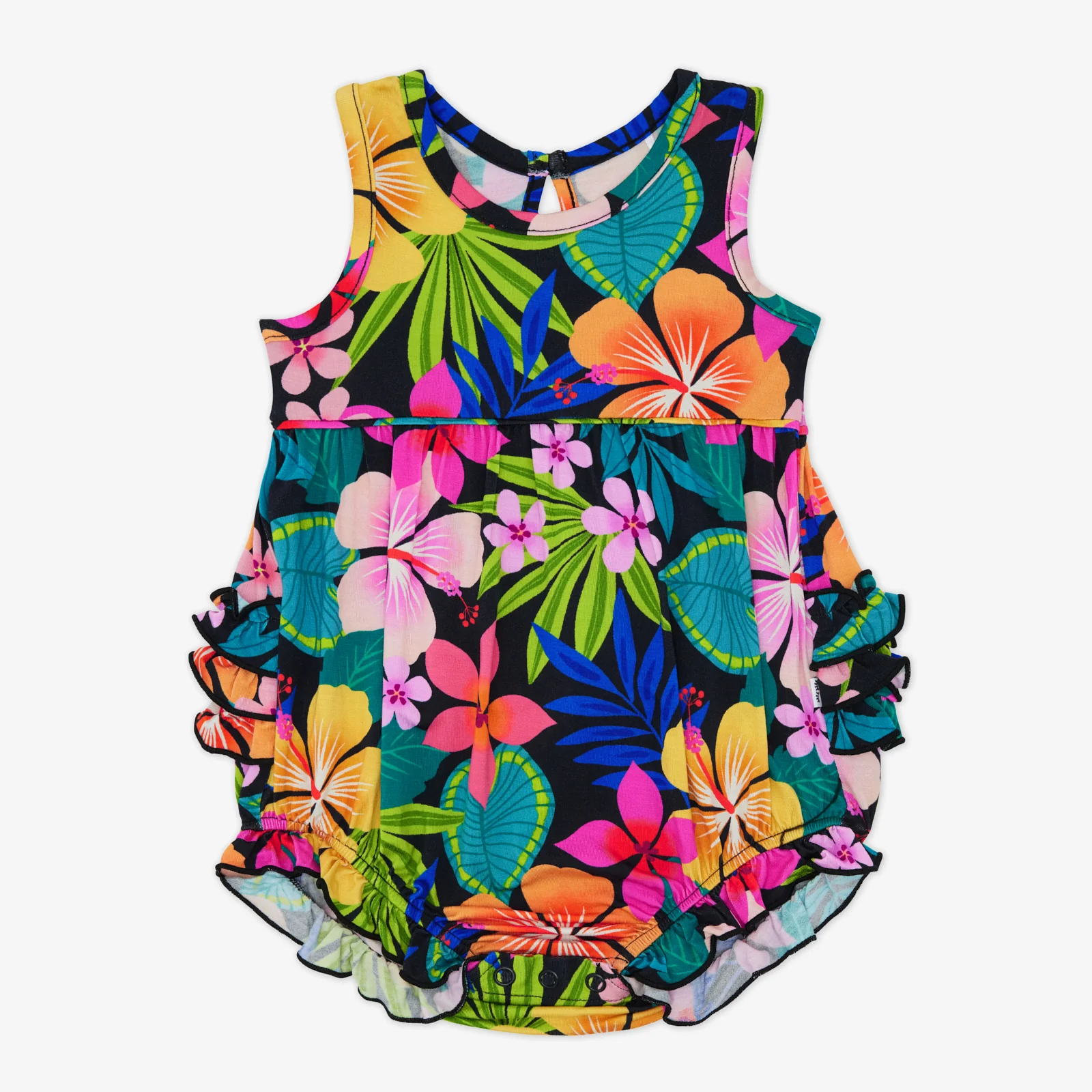 Jungle Blooms Bubble Romper - Image 3