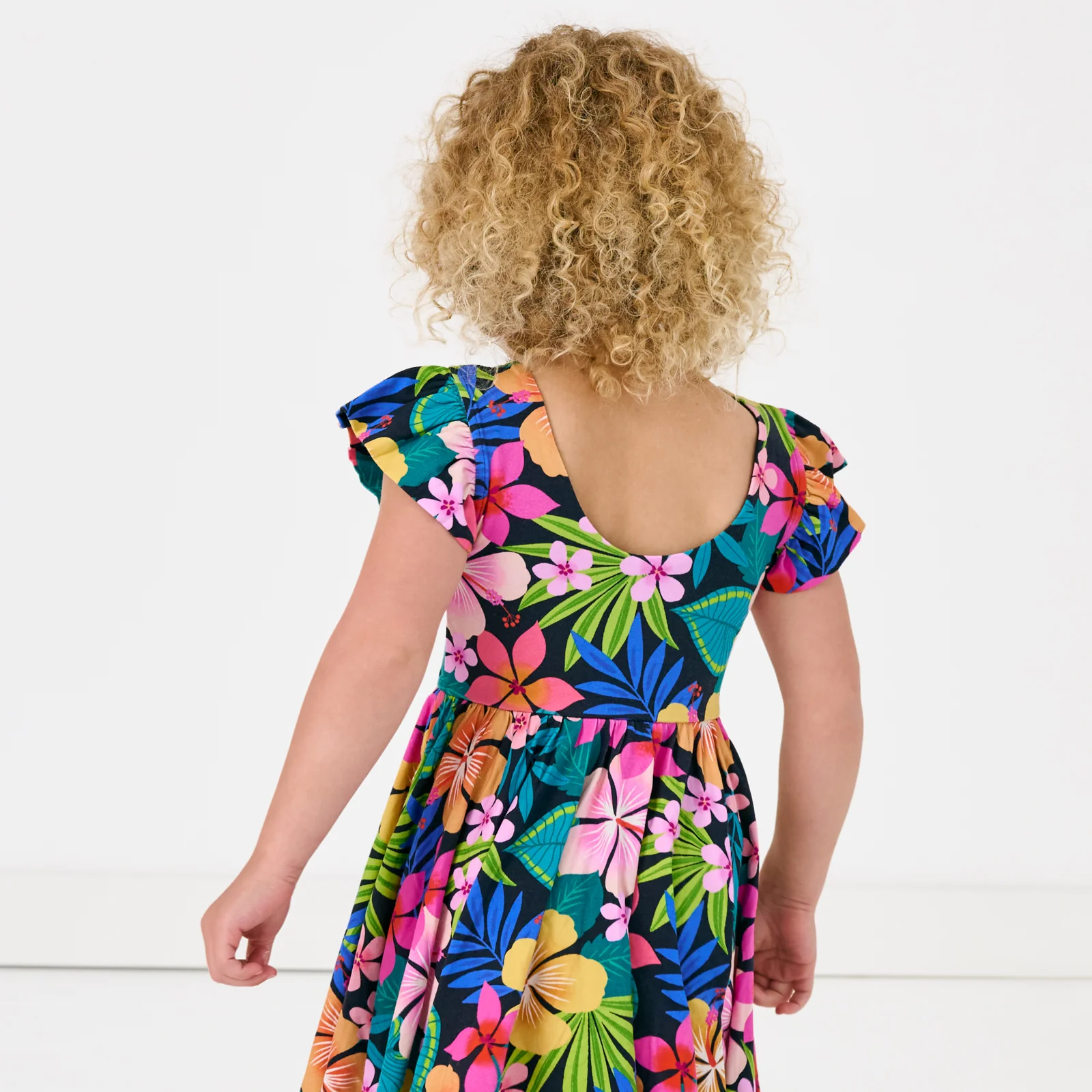 Jungle Blooms Flutter Twirl Dress - Image 6