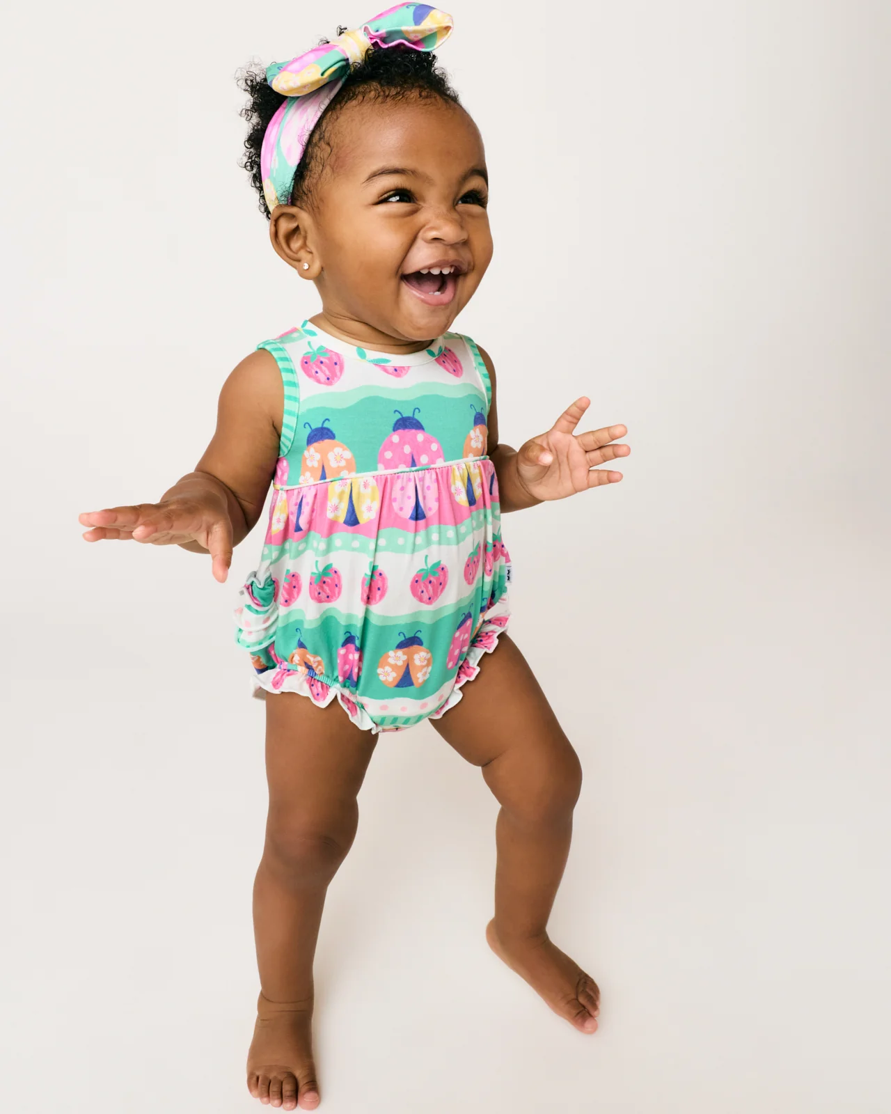 Ladybug Lane Bubble Romper - Image 4