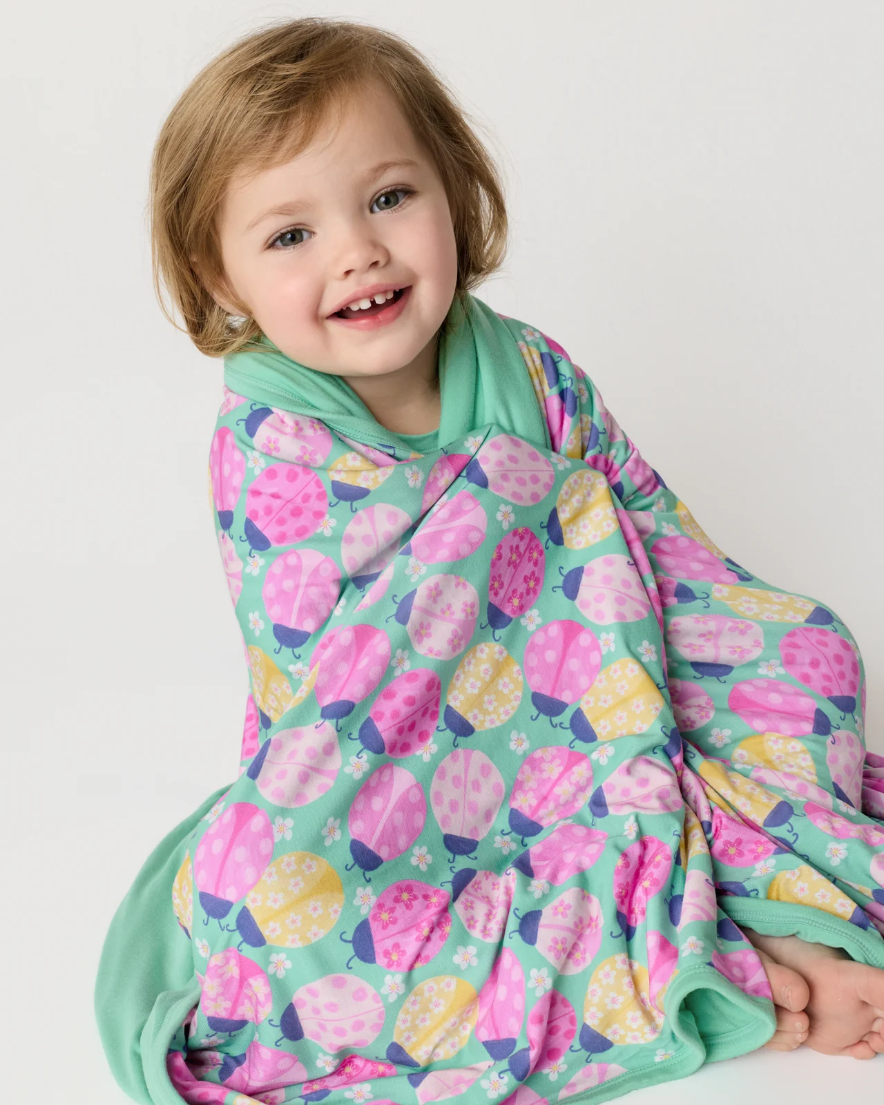Ladybug Meadow Large Cloud Blanket® - Image 2