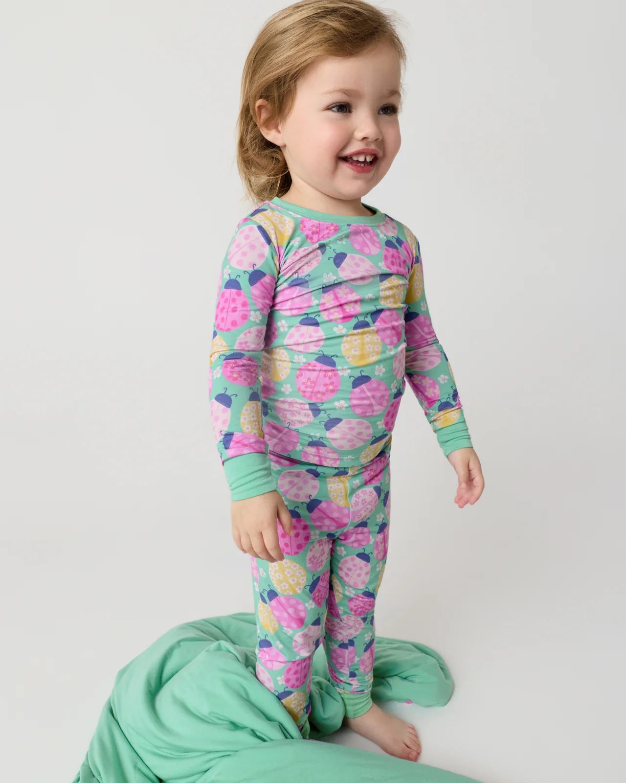 Ladybug Meadow Large Cloud Blanket® - Image 3