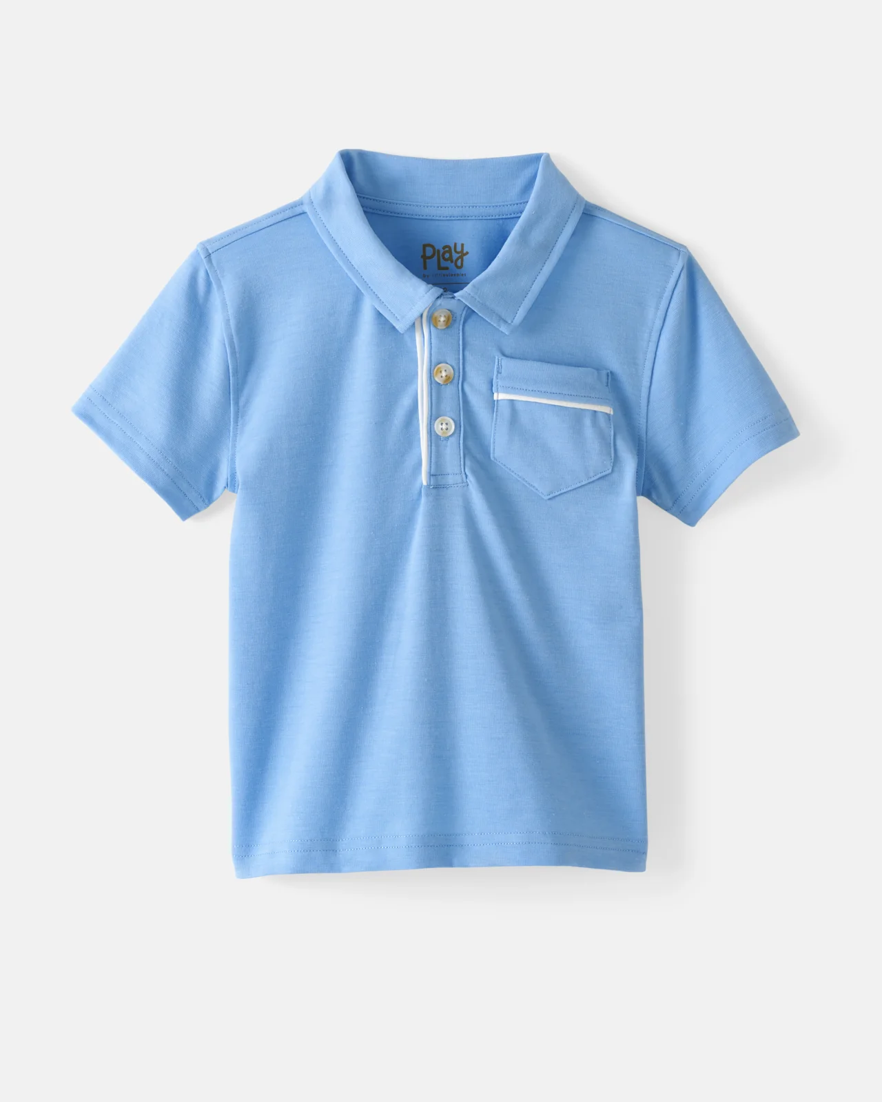 Lakeside Blue Polo Shirt - Image 4