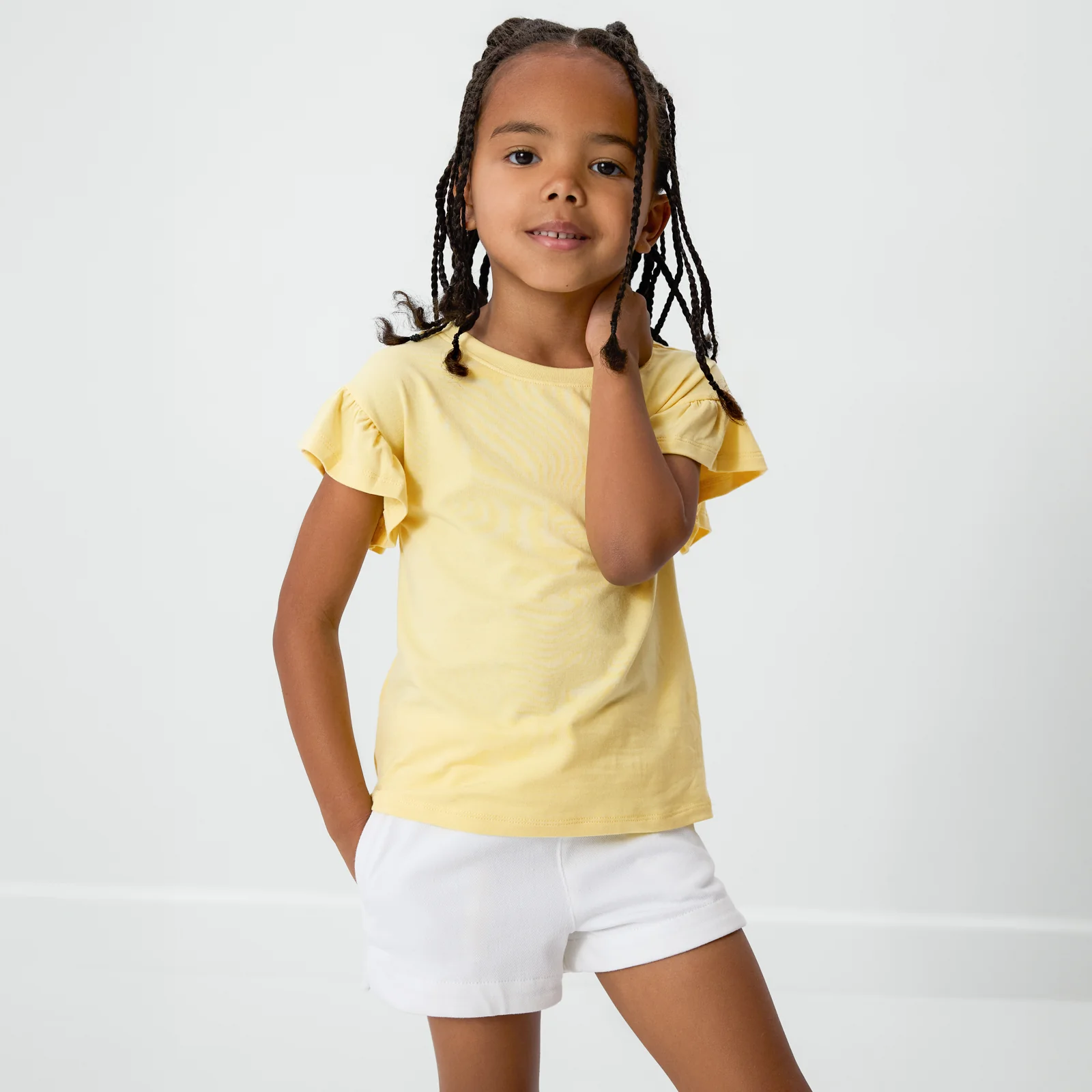 Lemon Twist Flutter Tee - Image 3