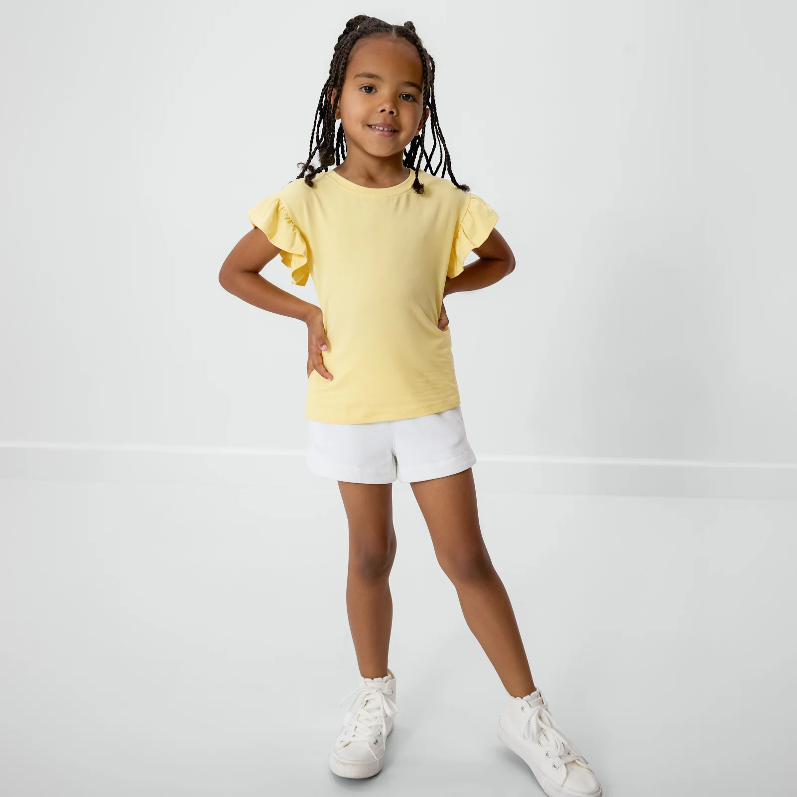 Lemon Twist Flutter Tee - Image 4