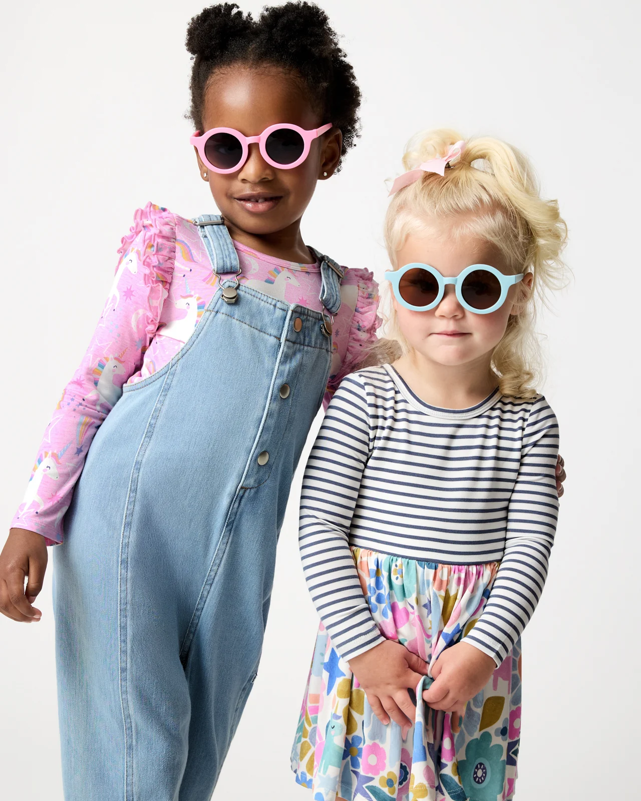 Light Blue Denim Overall Romper - Image 5