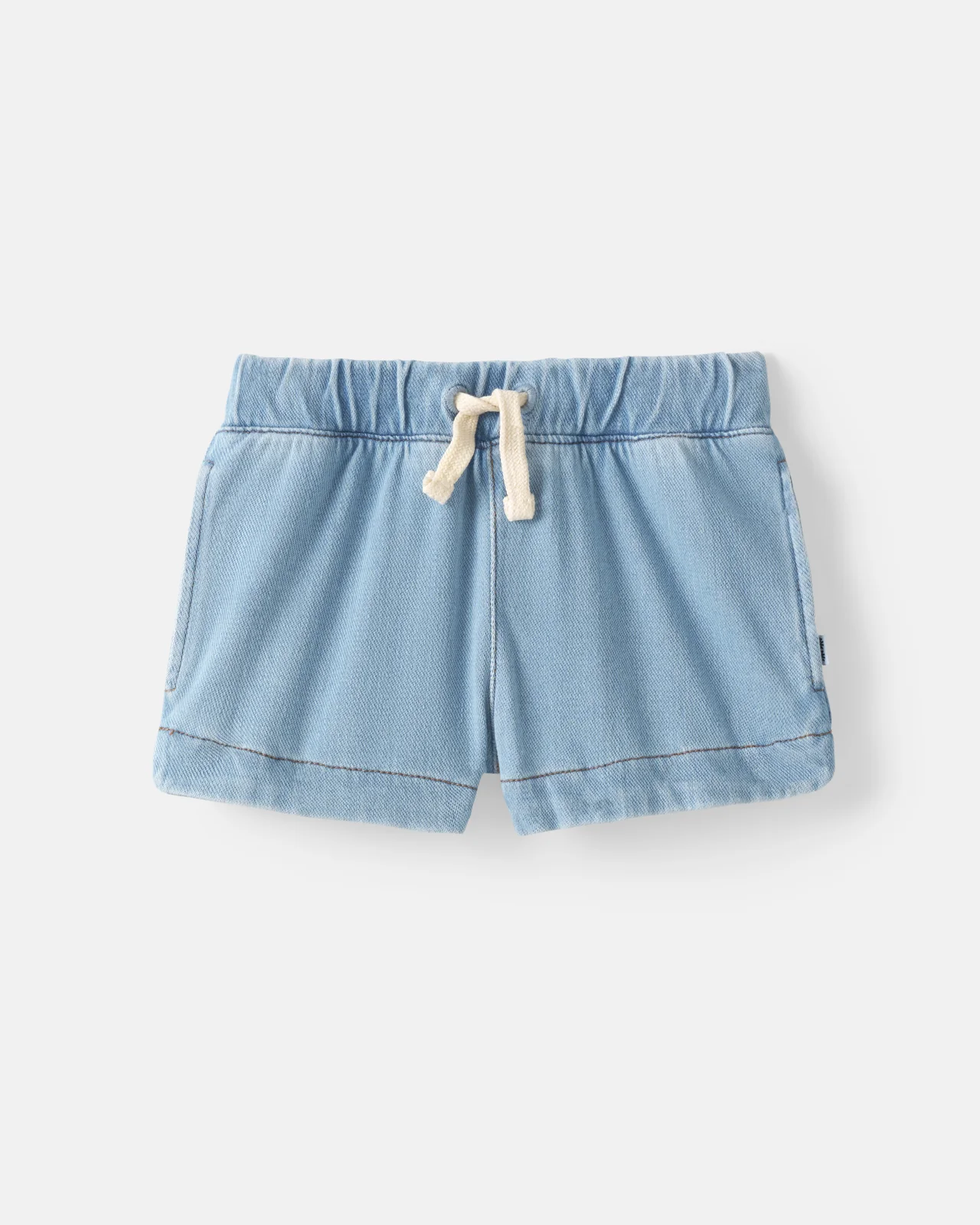 Light Blue Denim Shorts - Image 3