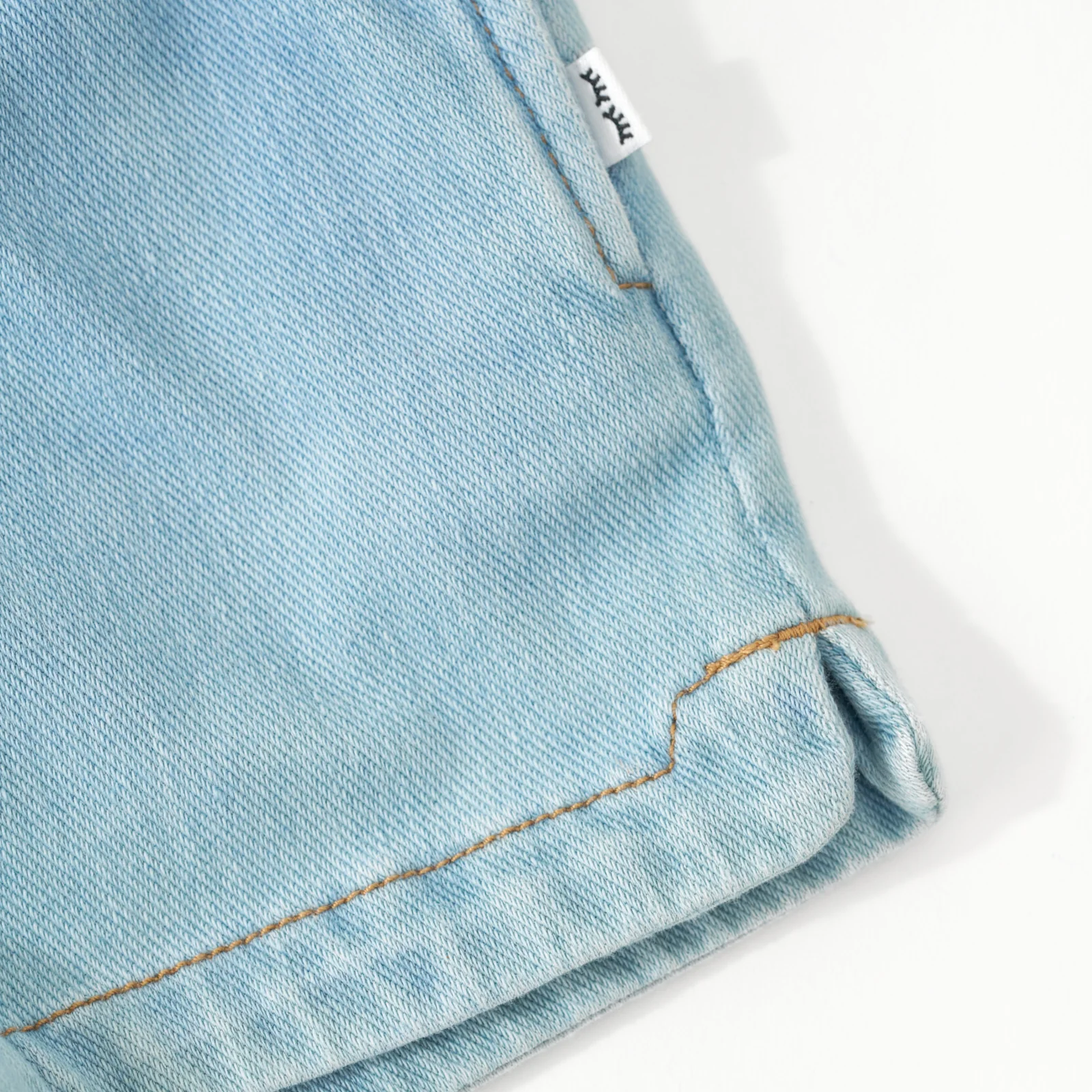 Light Blue Denim Shorts - Image 5