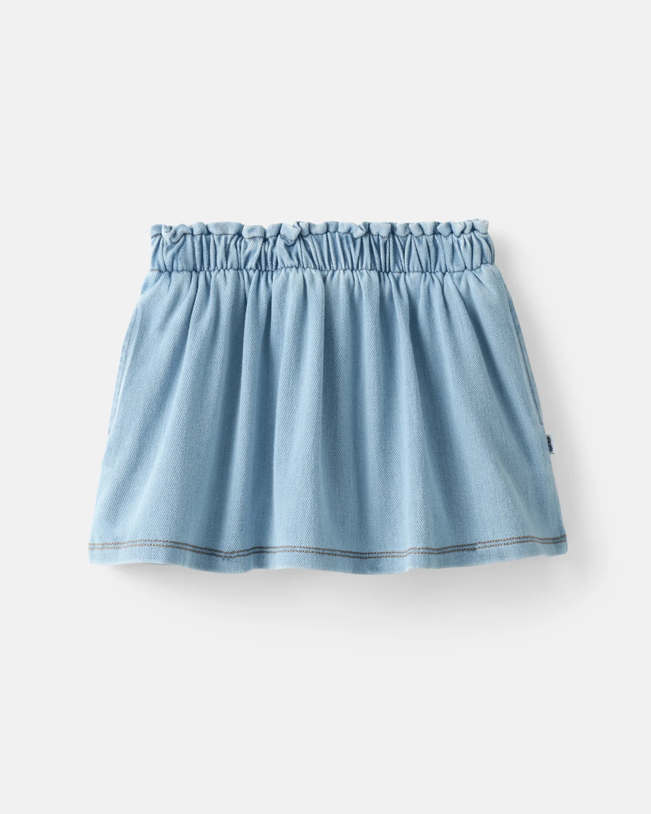 Light Blue Denim Skort - Image 2