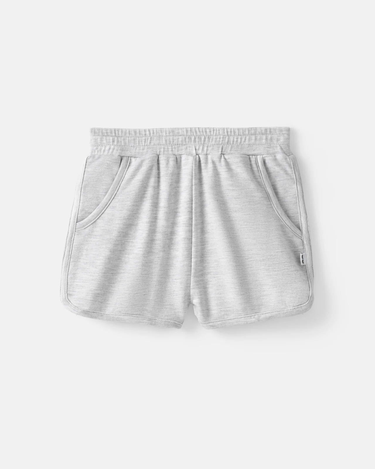 Light Heather Gray Dolphin Shorts - Image 3