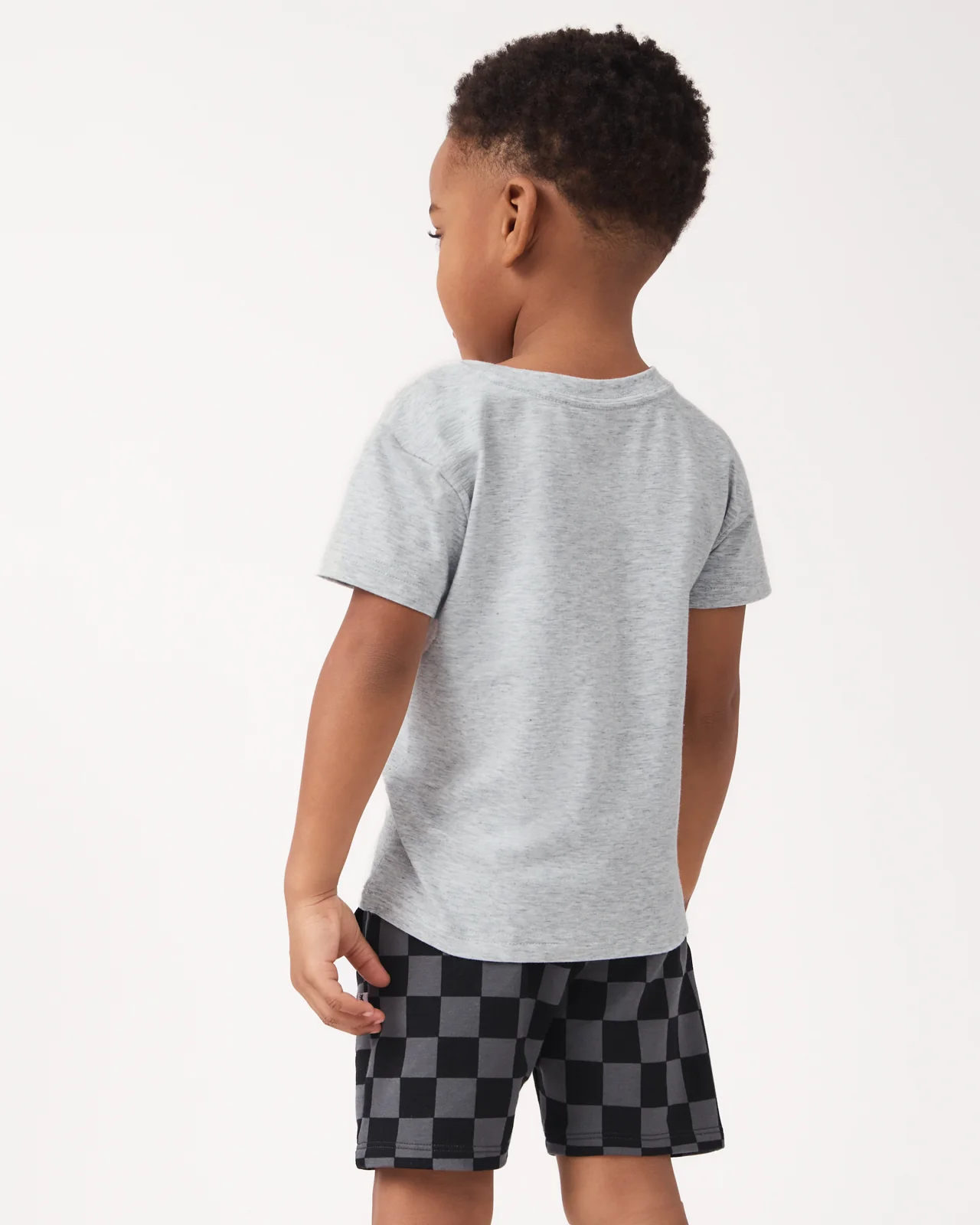 Light Heather Gray Relaxed Pocket Tee - Image 3