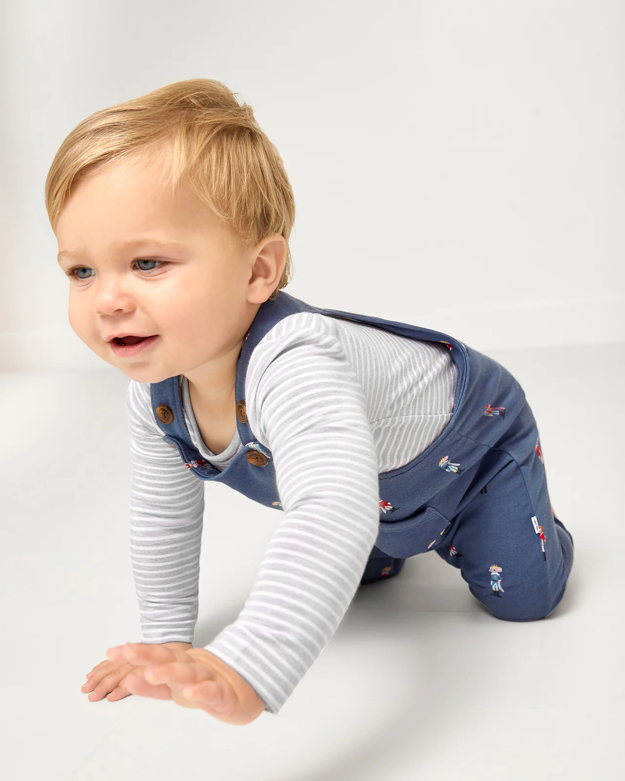 Light Heather Gray Stripe Bodysuit - Image 4