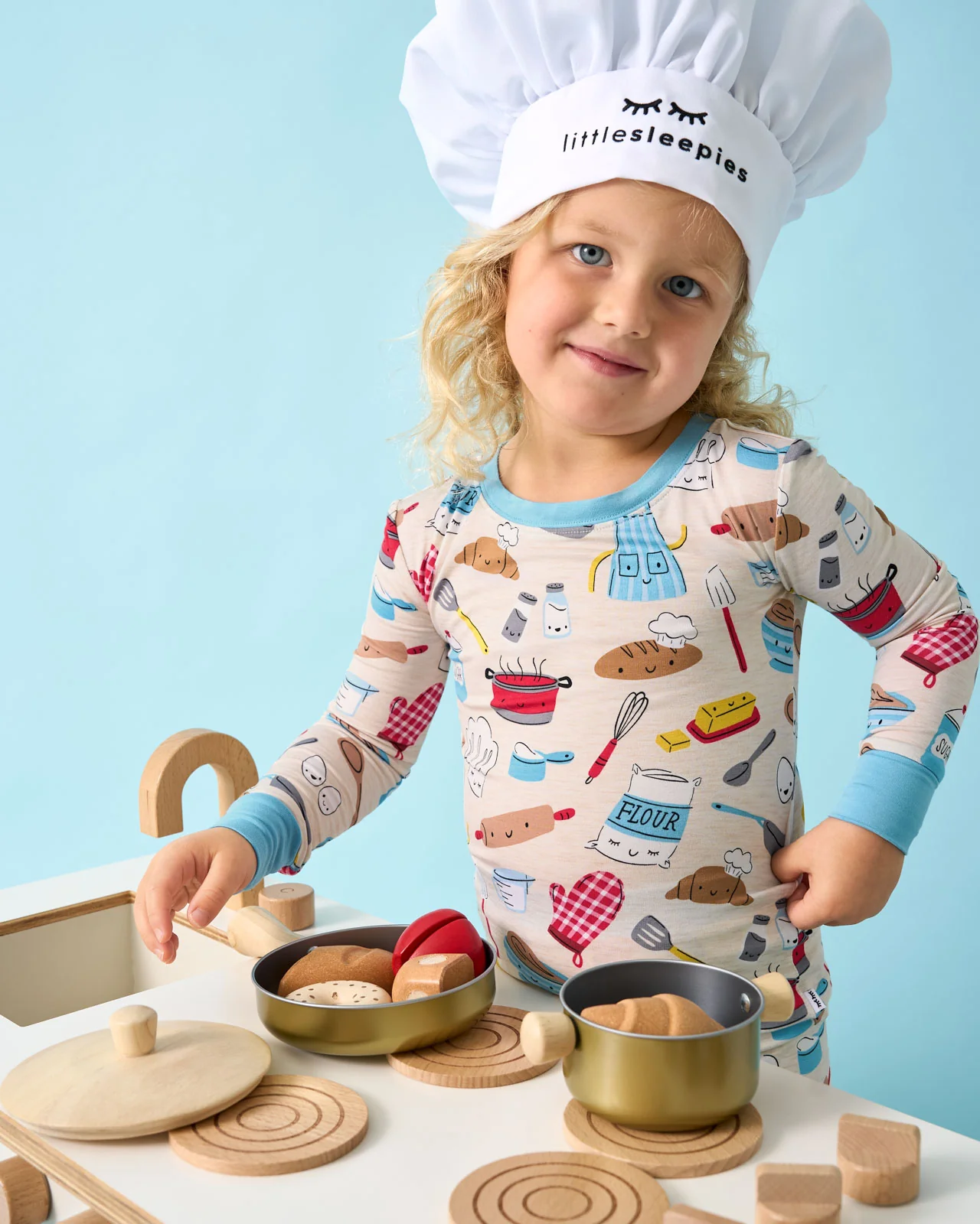 Little Chef Two-Piece Pajama Set - Image 3
