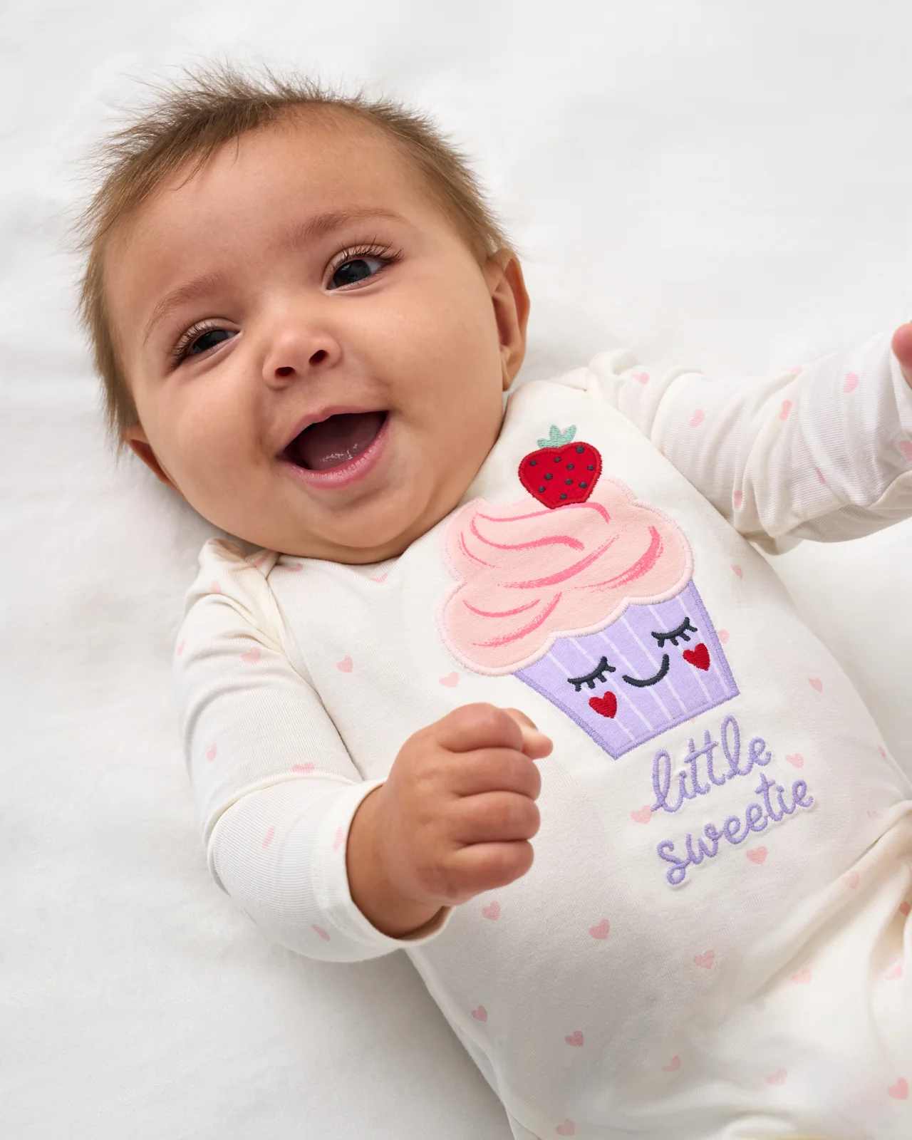 Little Sweetie Puff Sleeve Bodysuit - Image 2