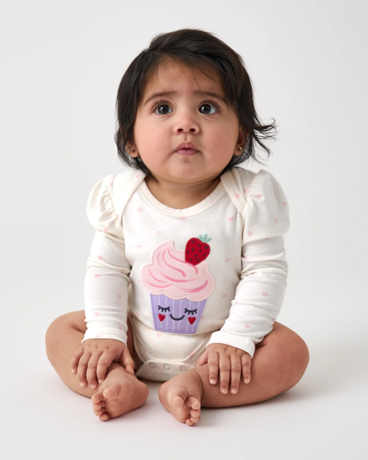 Little Sweetie Puff Sleeve Bodysuit - Image 3