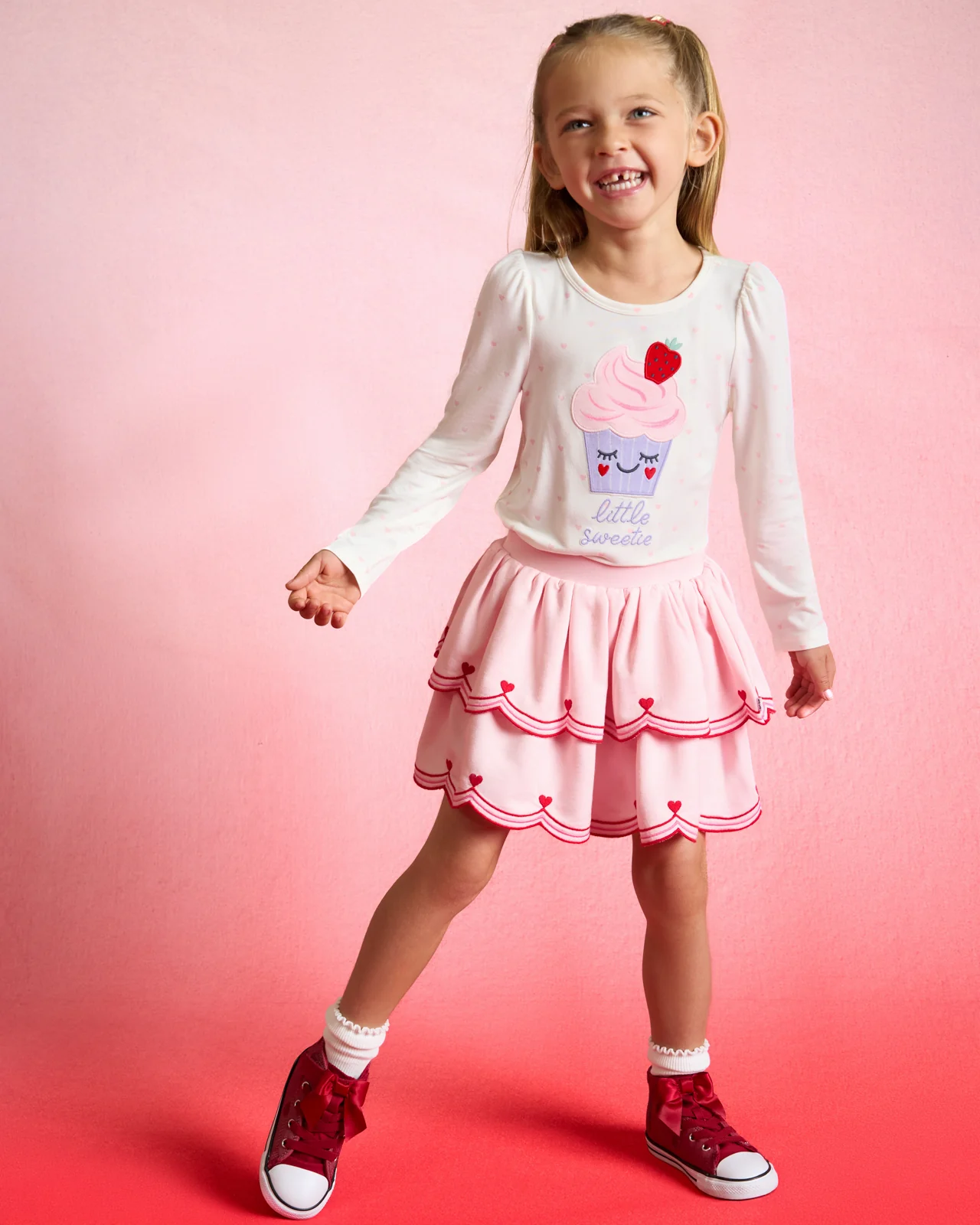 Little Sweetie Puff Sleeve Tee - Image 3