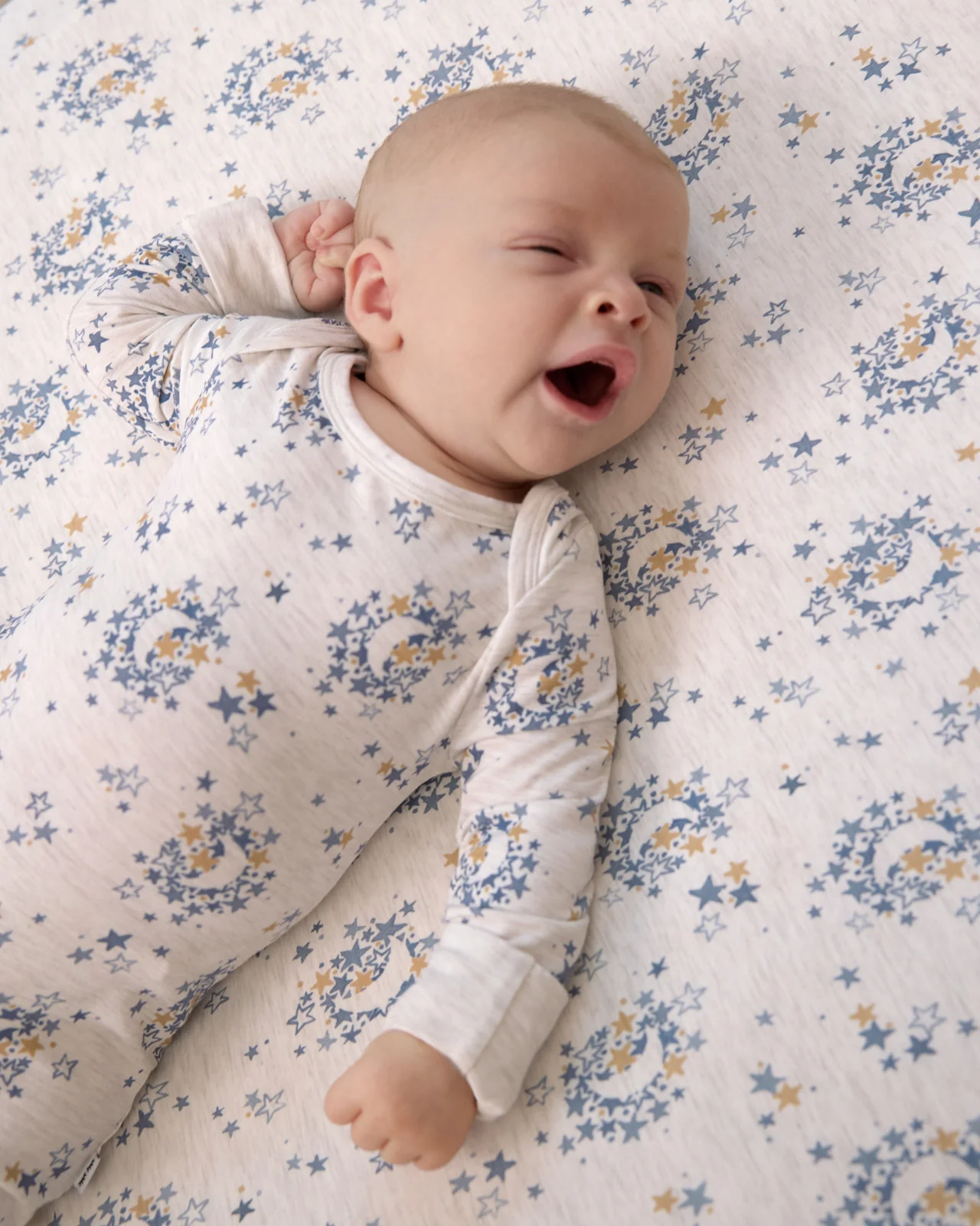 Lullaby Sky Fitted Crib Sheet - Image 3