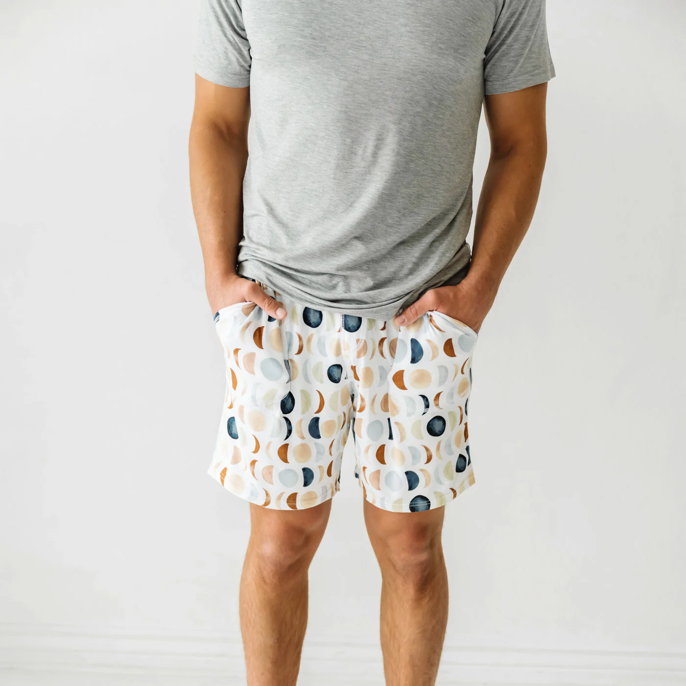 Luna Neutral Men's Pajama Shorts - Image 3