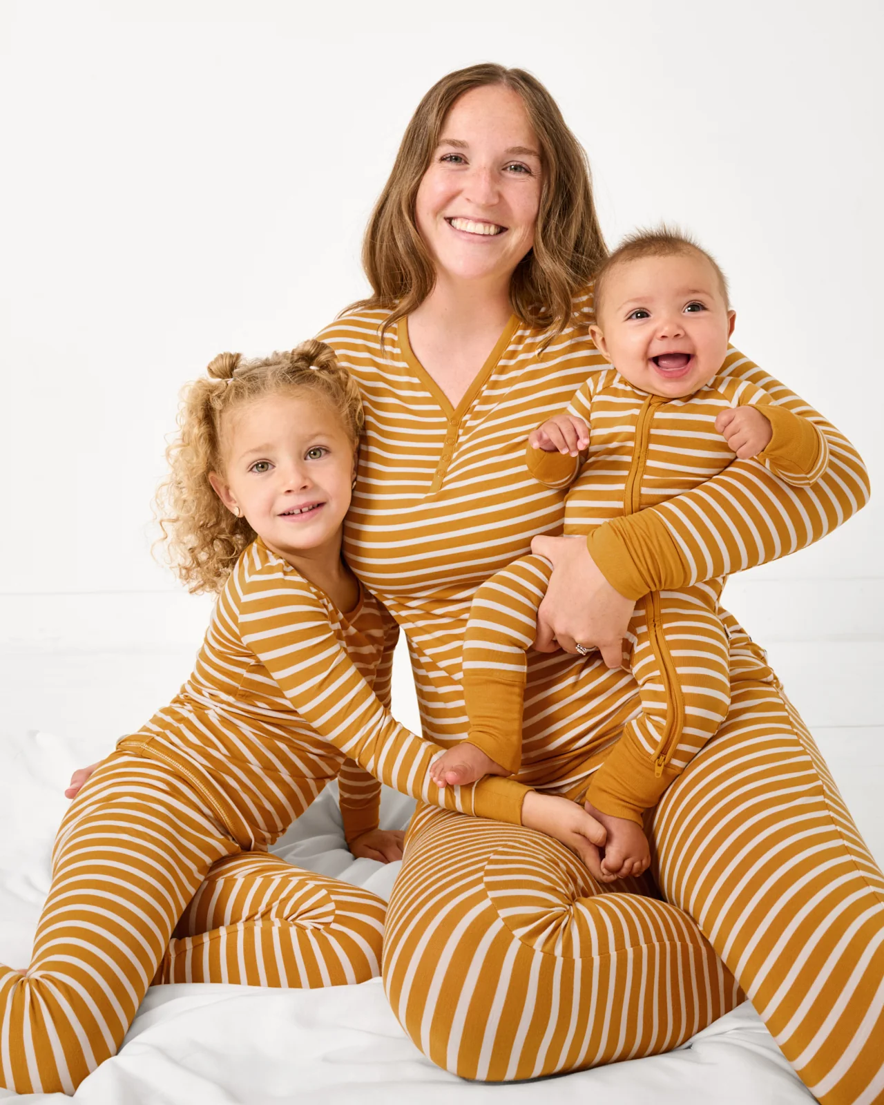 Marigold Stripe Women's Pajama Pants - Image 5