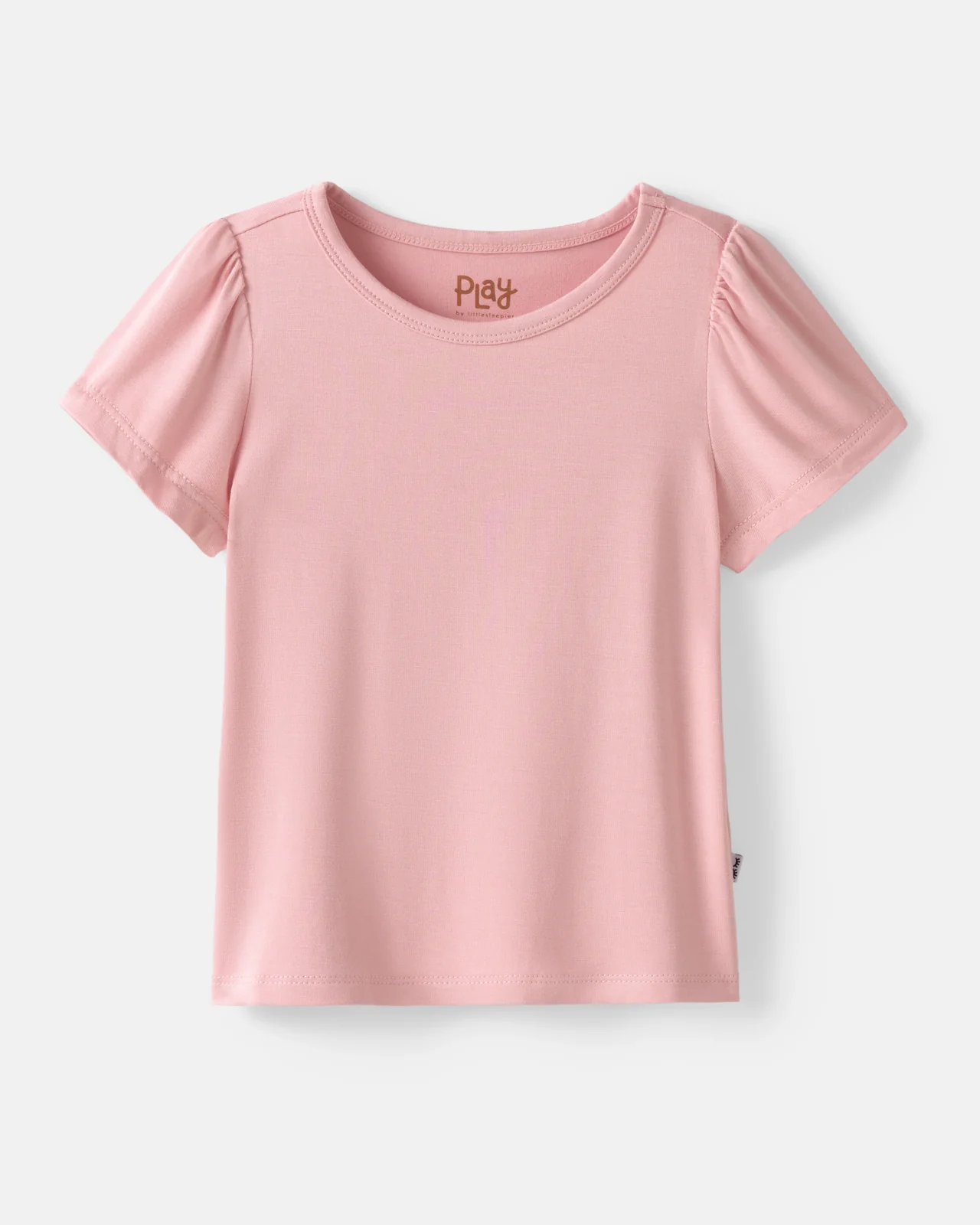 Mauve Blush Puff Sleeve Tee - Image 5