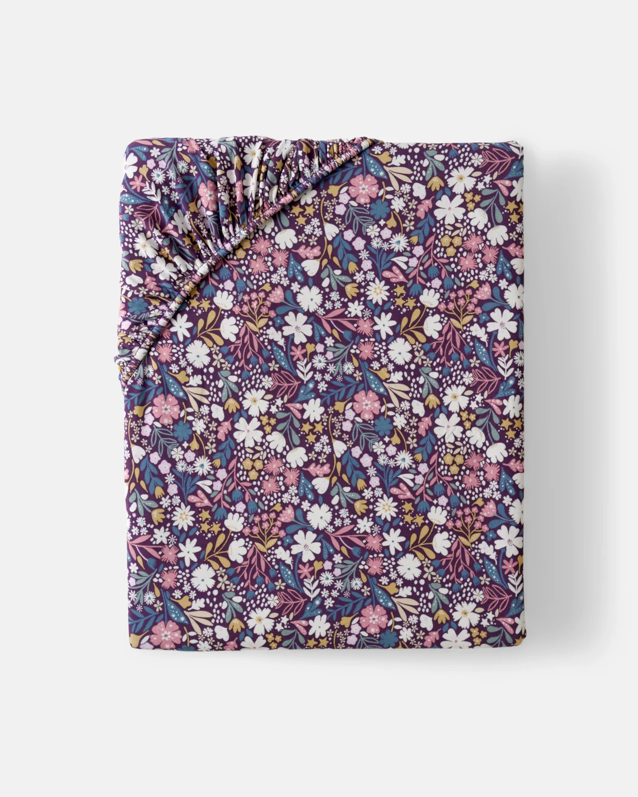 Midnight Petals Fitted Crib Sheet - Image 4
