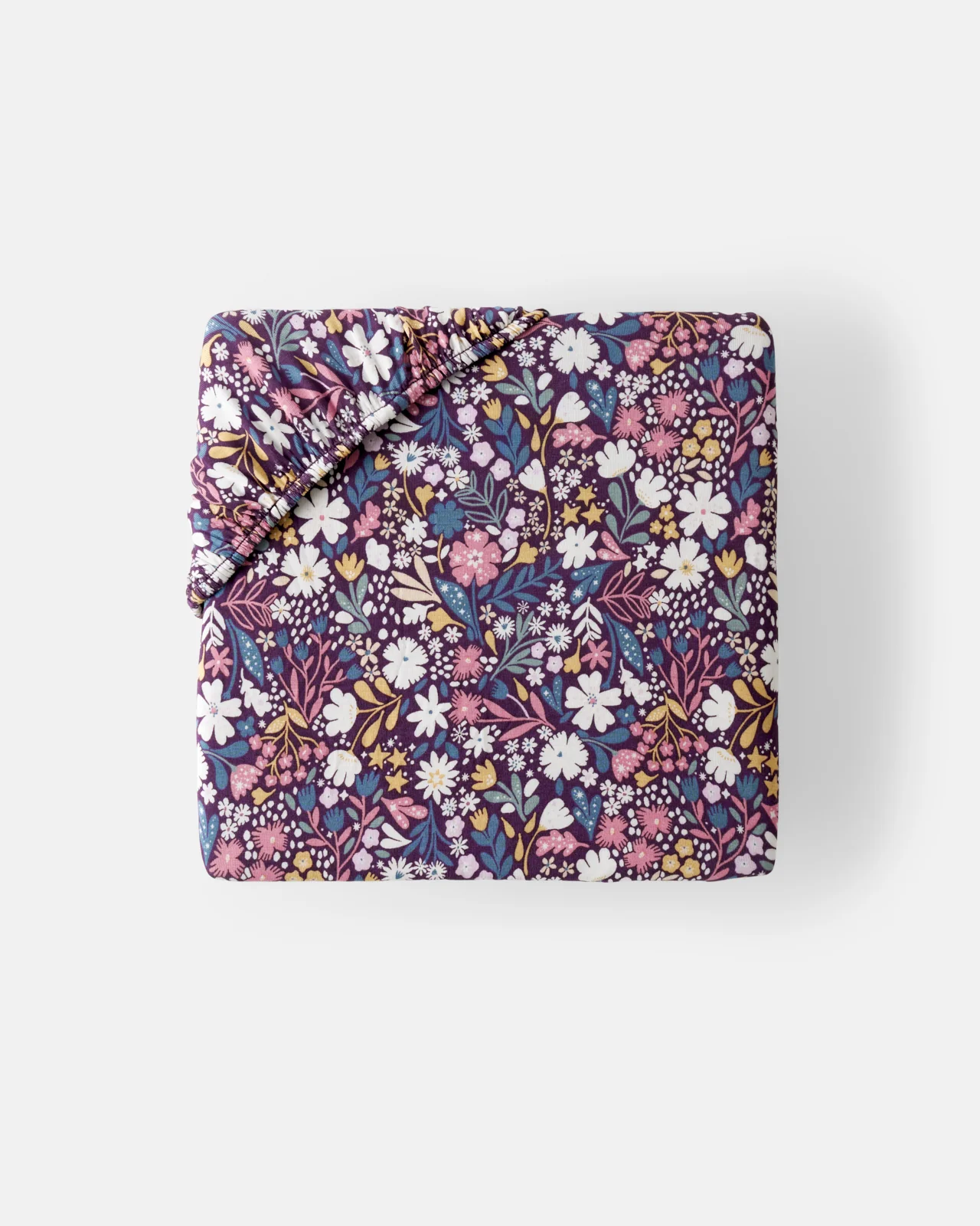 Midnight Petals Fitted Crib Sheet - Image 5