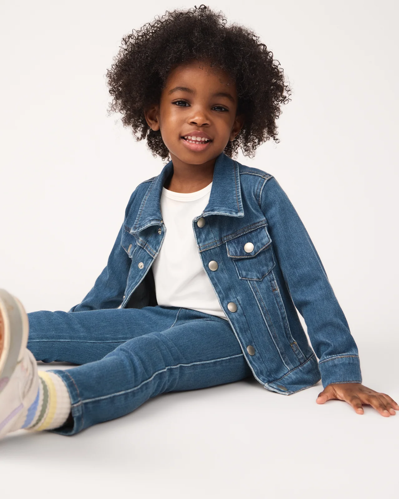 Midwash Blue Denim Jegging - Image 3