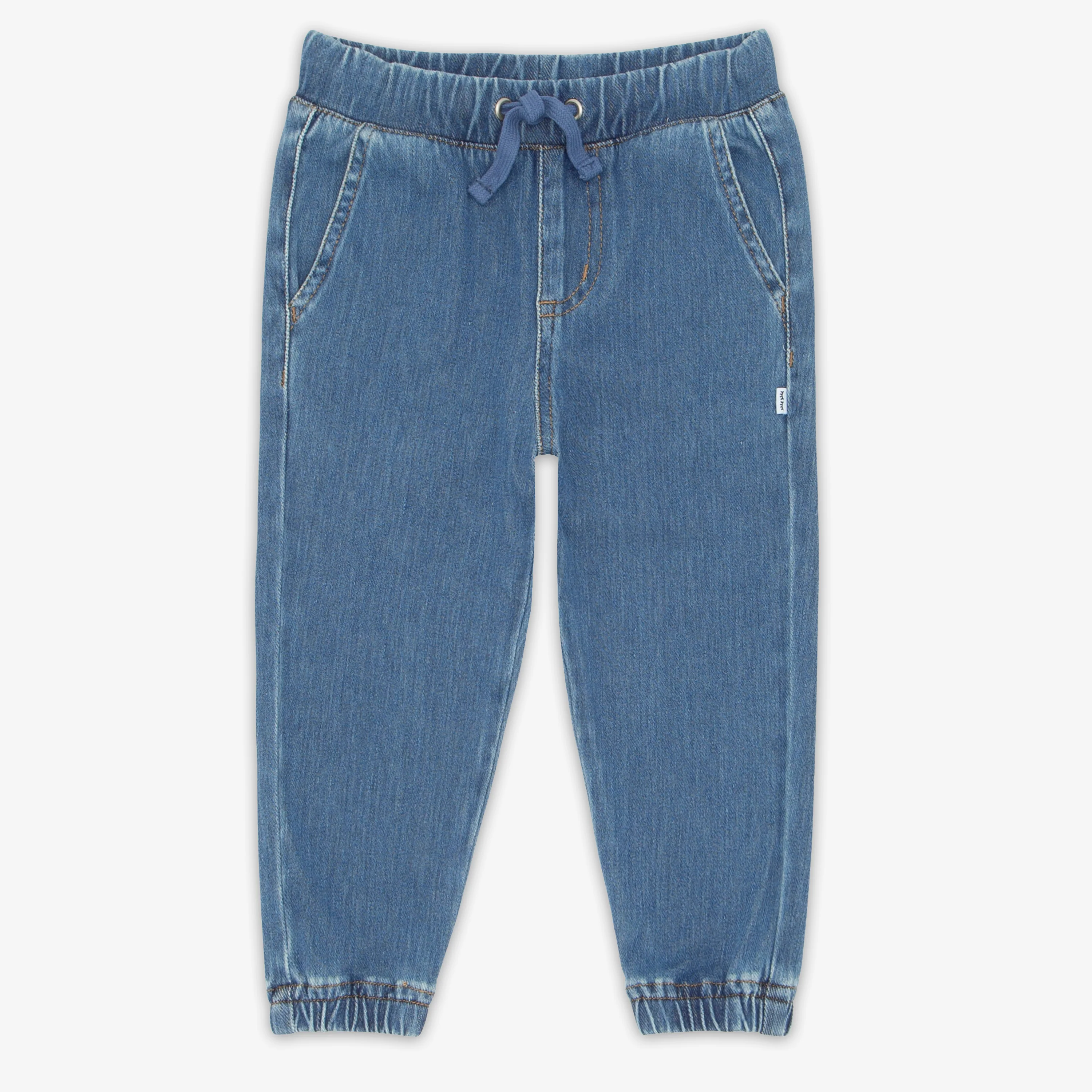 Midwash Blue Denim Jogger - Image 6