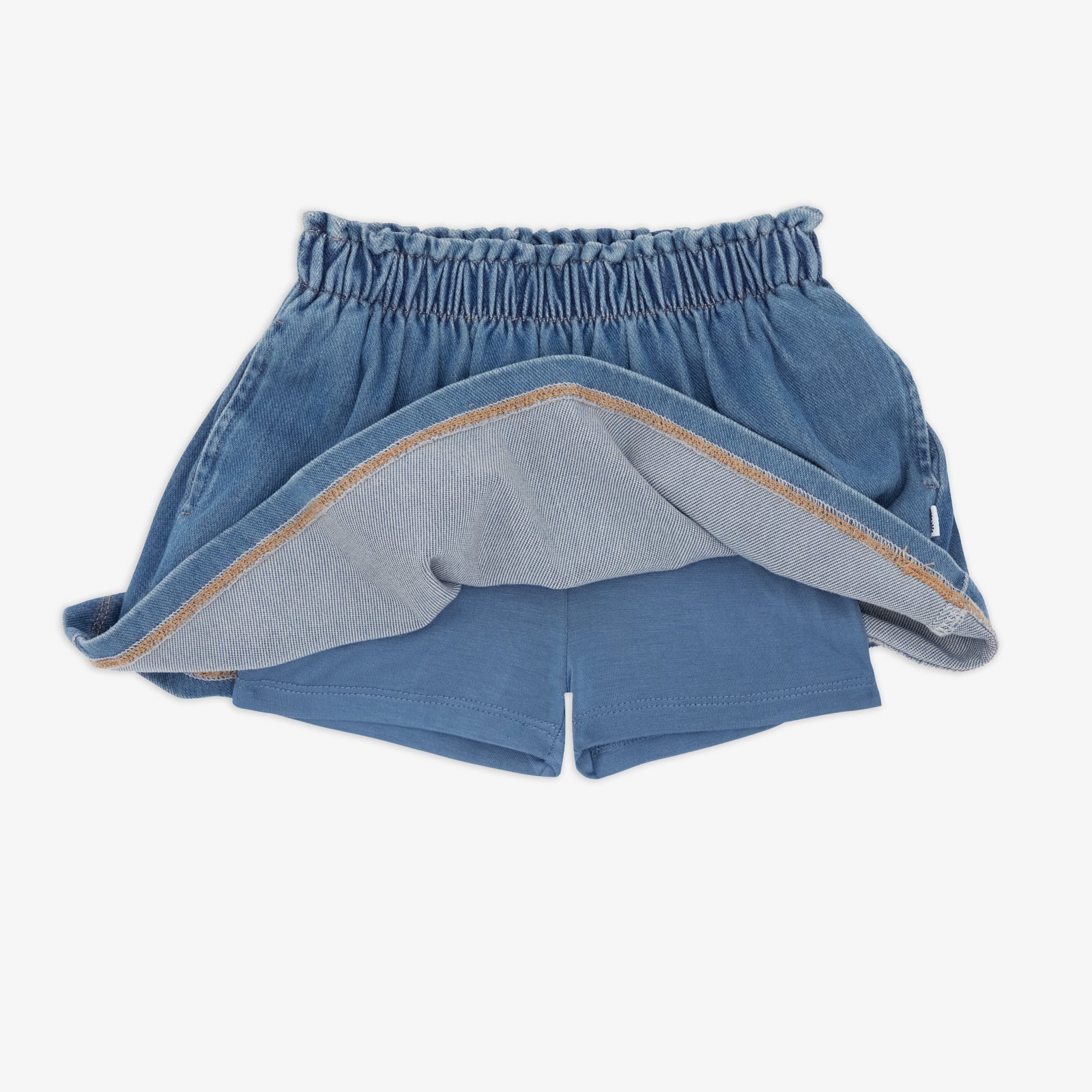 Midwash Blue Denim Skort - Image 6
