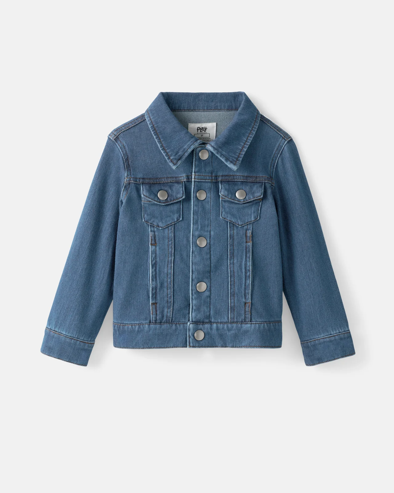 Midwash Blue Denim Trucker Jacket - Image 8