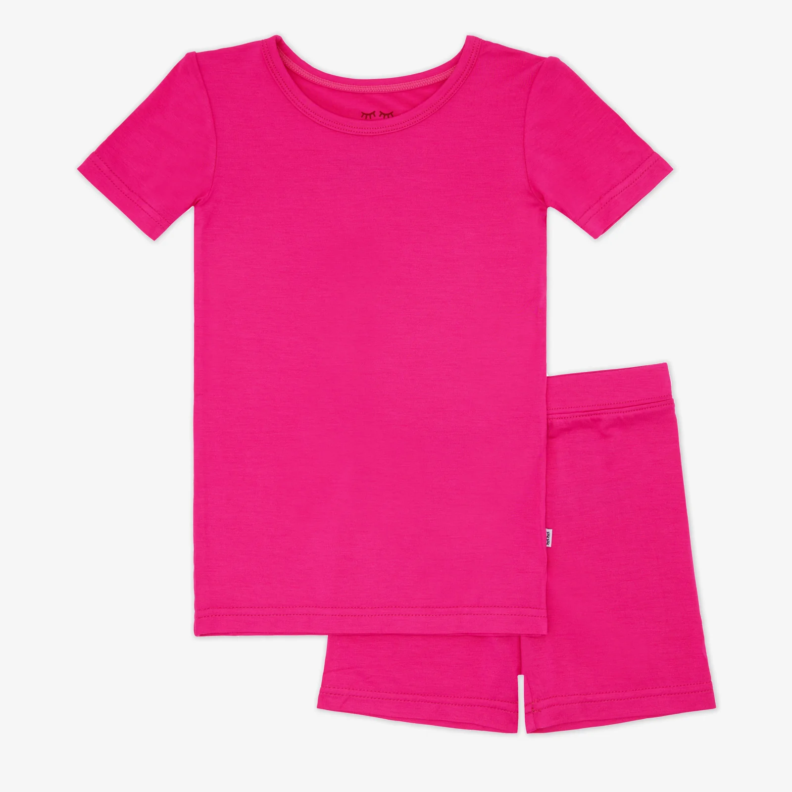 Mighty Magenta Two-Piece Short Sleeve & Shorts Pajama Set - Image 3