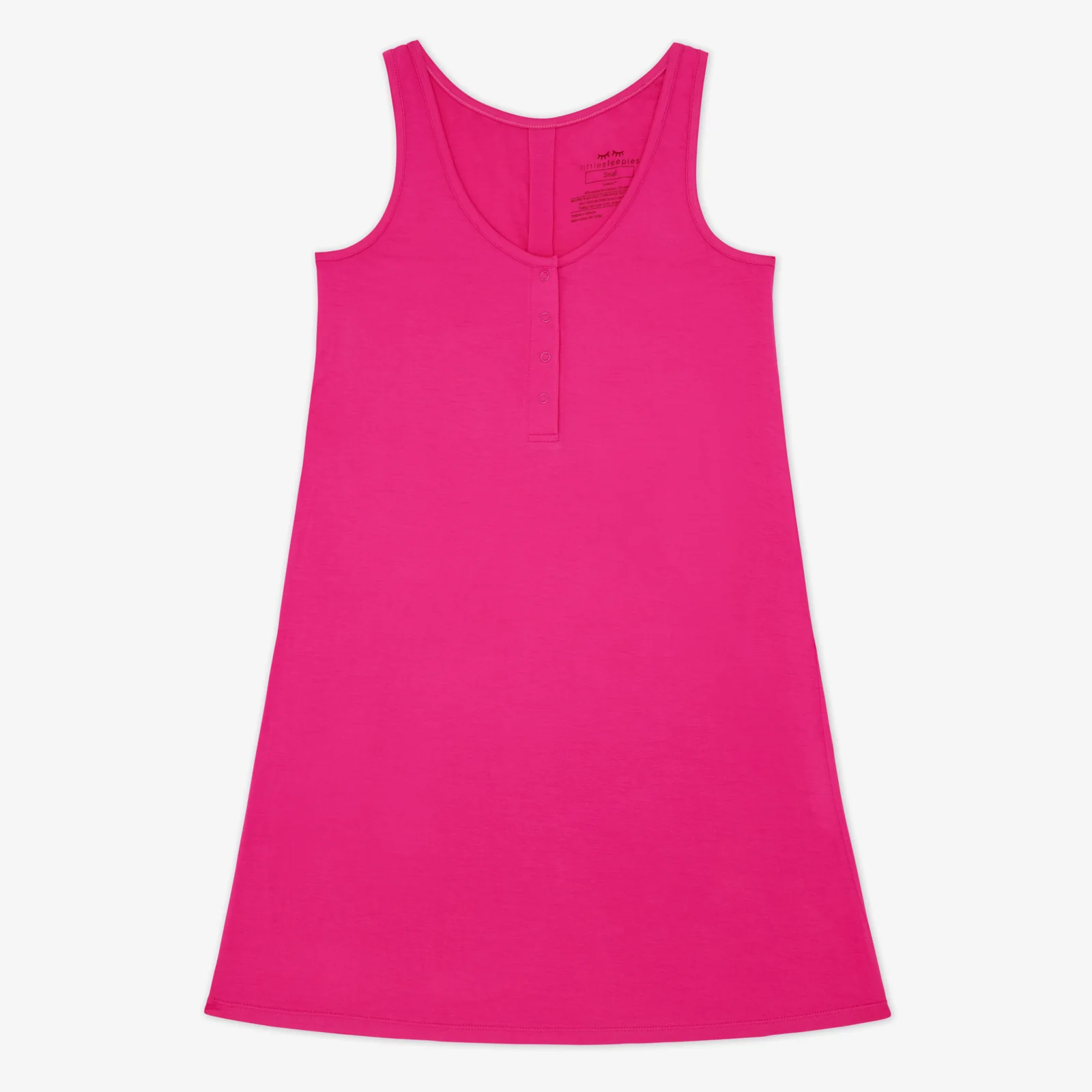 Mighty Magenta Women's Sleeveless Nightgown - Image 4
