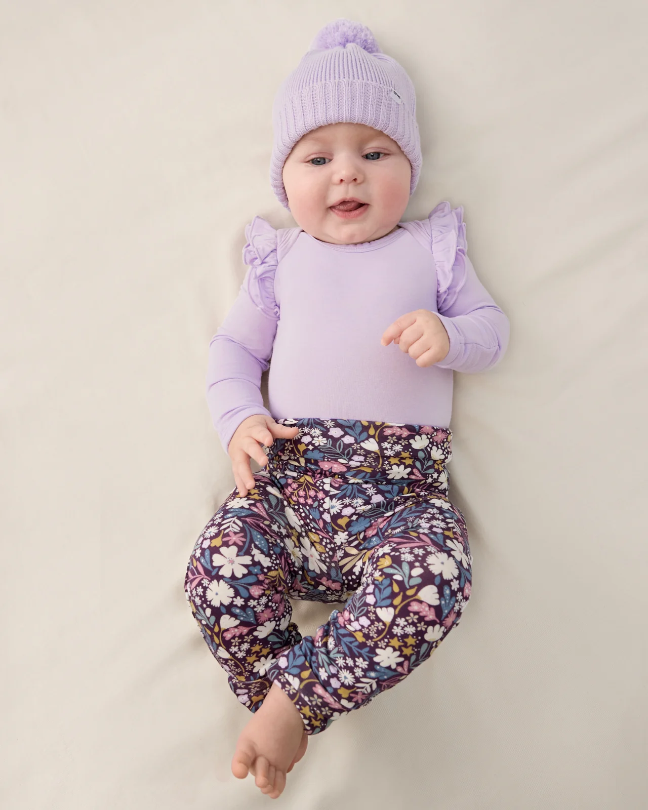 Misty Lavender Flutter Bodysuit - Image 5
