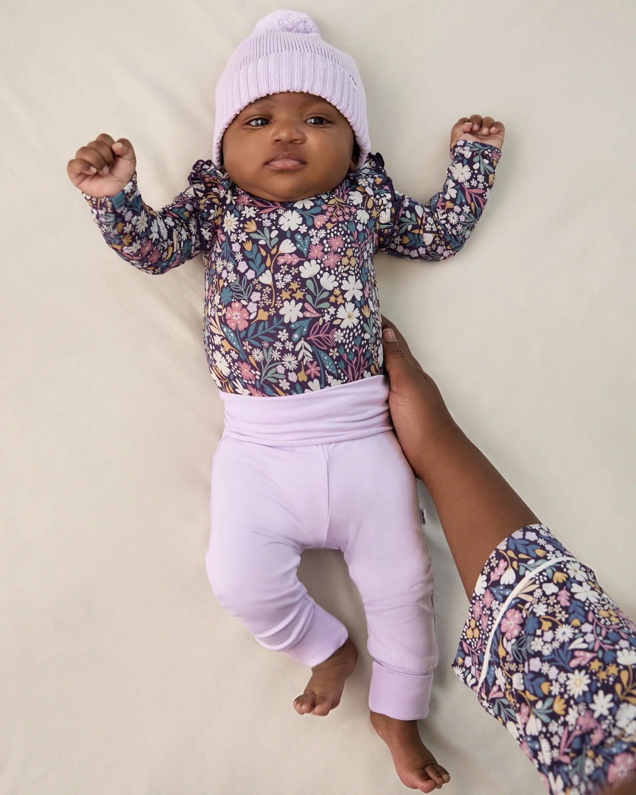 Midnight Petals Flutter Bodysuit - Image 3