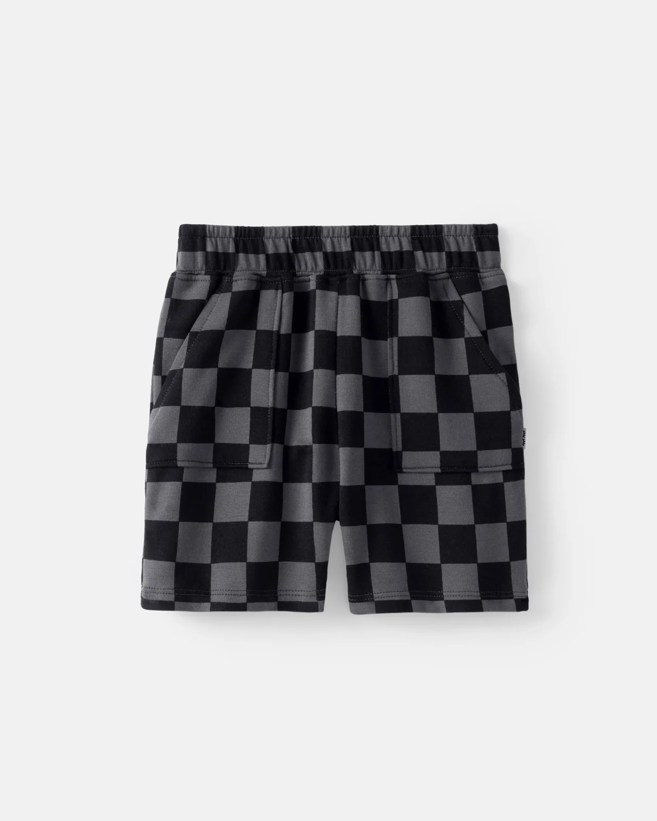 Monochrome Checks Shorts - Image 6