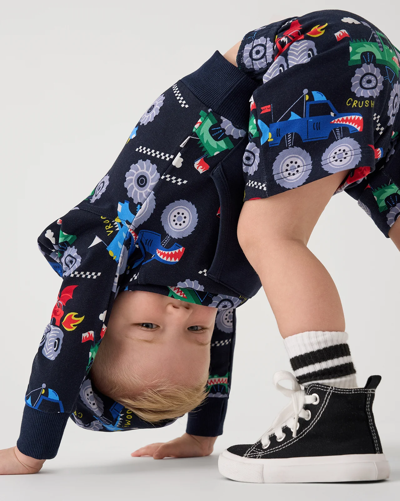 Monster Truck Madness Drawstring Shorts - Image 4